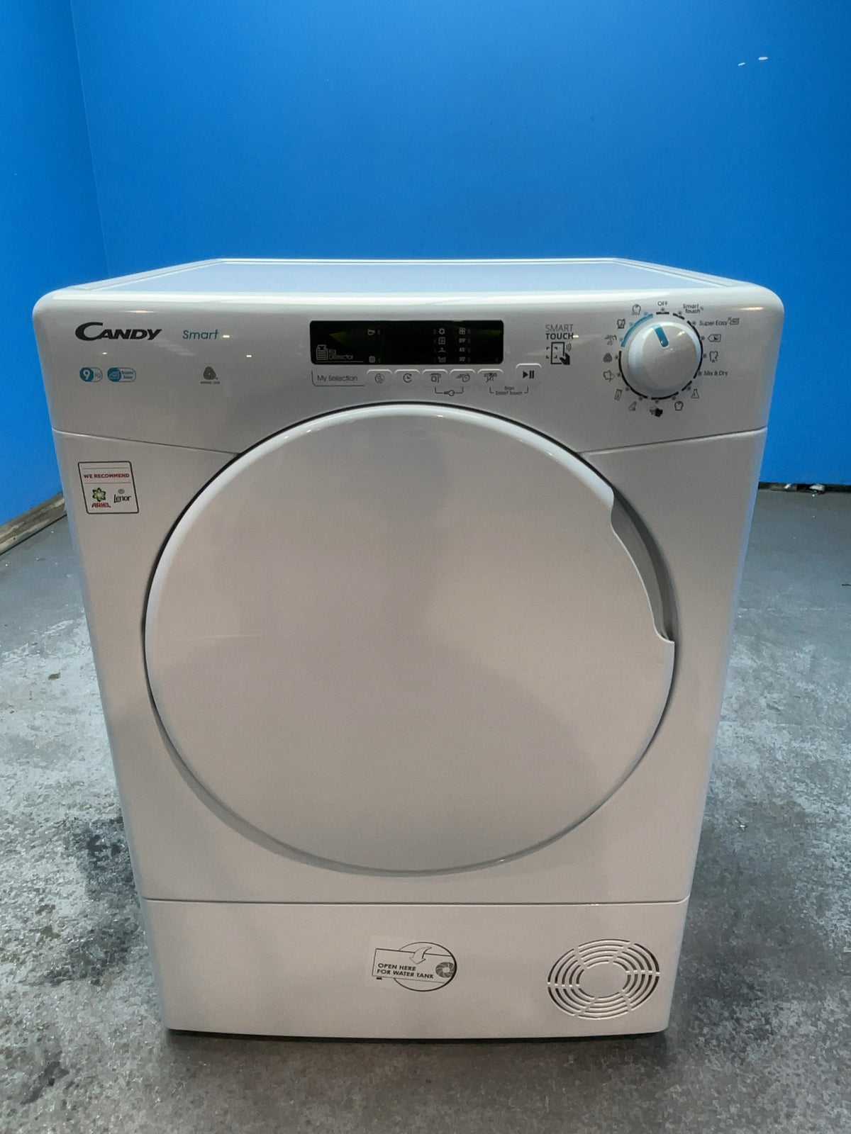 #GRC-167-408 - Candy Smart 9kg Condenser Tumble Dryer – WiFi Connected, White, G Energy Rating