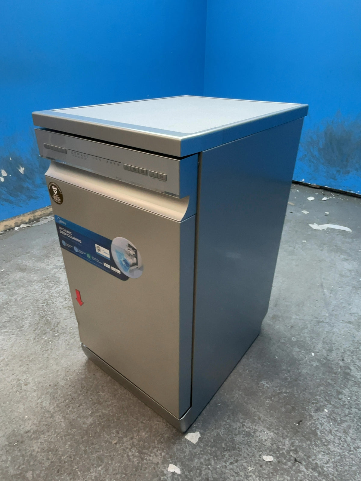 #GRC-167-453 - Midea 45cm Slimline Dishwasher – 10 Place Settings, WiFi Connected, E Rated