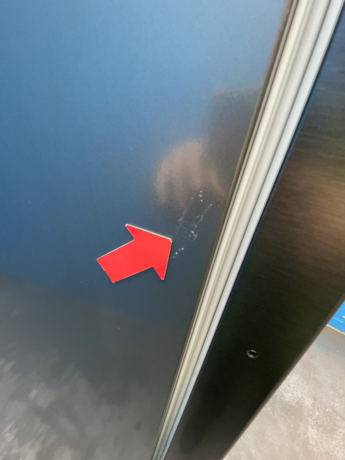 #GRC-167-509 - Hotpoint Tall Upright Freezer – 286L Capacity, No Frost, Dark Inox