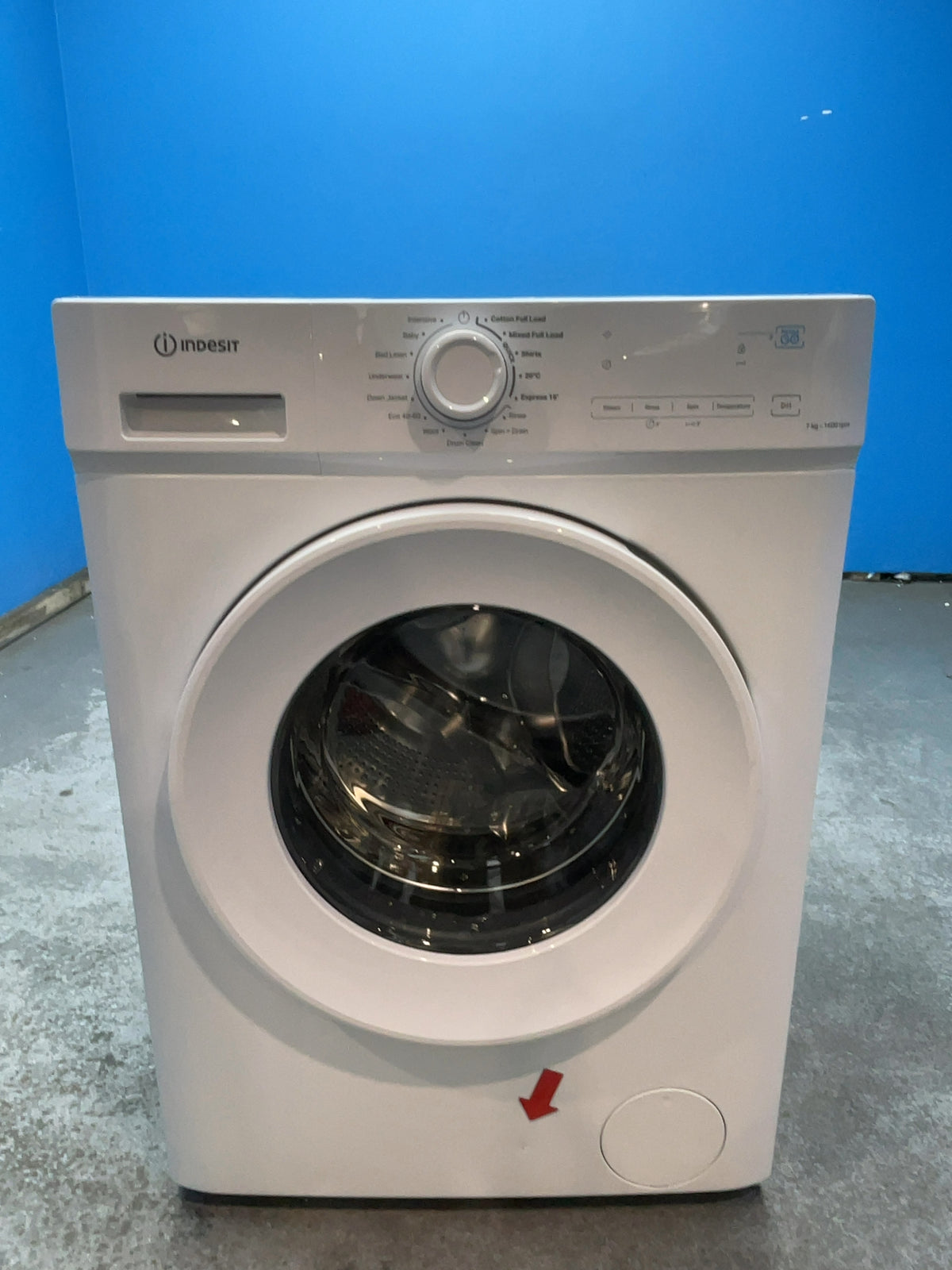 #GRC-167-515 - Indesit MyTime 7kg 1400rpm Washing Machine – Push&Go, Steam, White