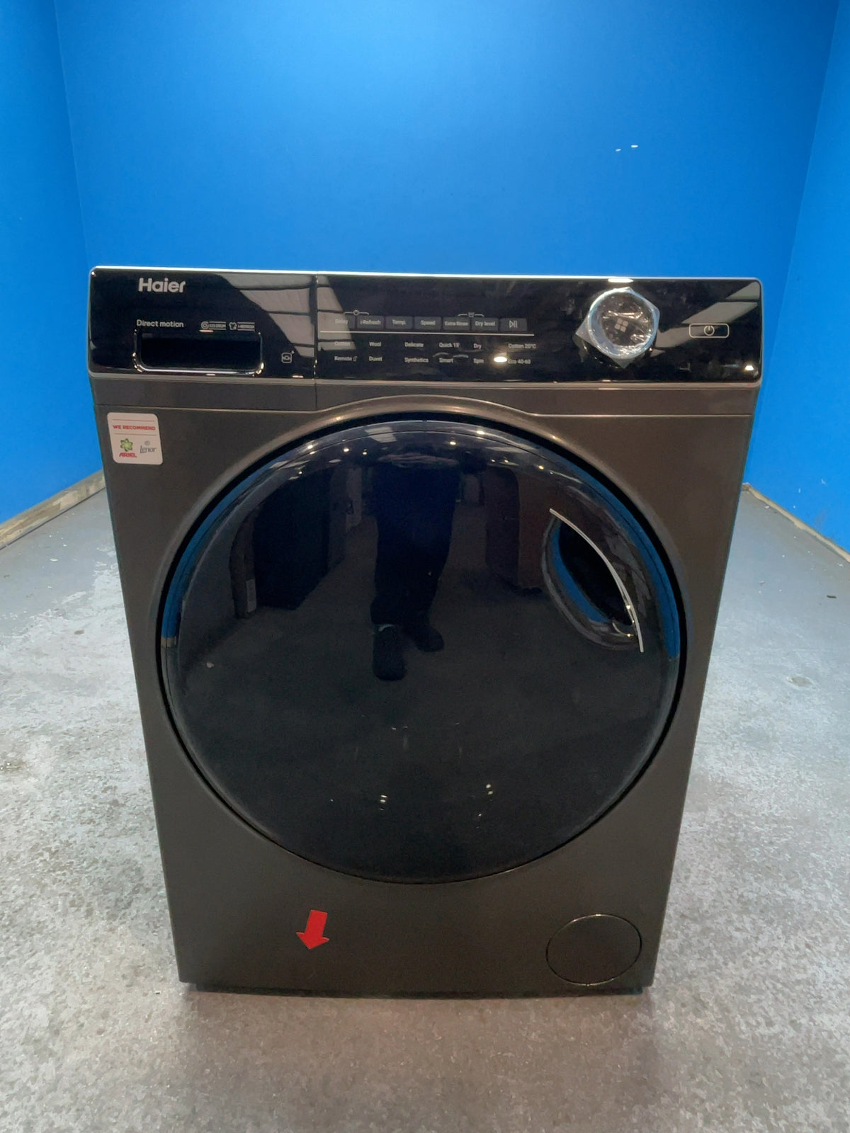 #GRC-167-608 - Haier I-Pro Series 5 Washer Dryer – 9kg Wash, 6kg Dry, 1400rpm, WiFi Connected, Grey