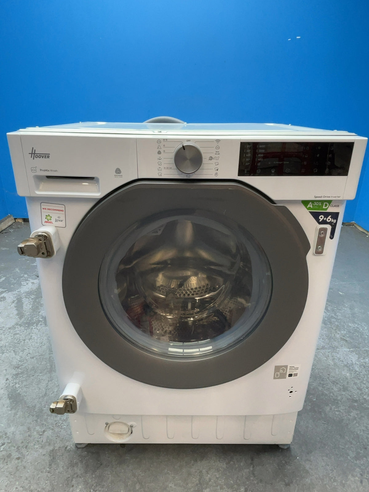 #GRC-167-612 - Hoover H-WASH & DRY 400 Integrated Washer Dryer – 9kg Wash, 5kg Dry, 1600rpm, White