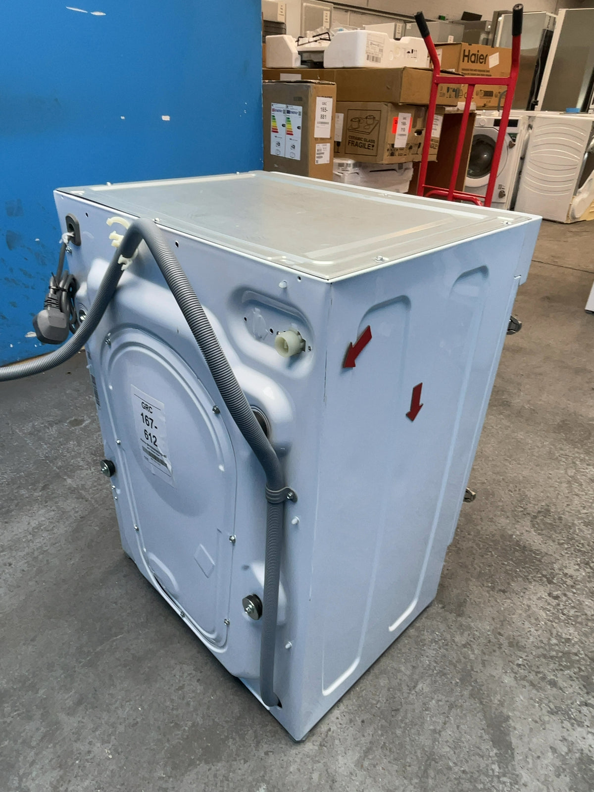 #GRC-167-612 - Hoover H-WASH & DRY 400 Integrated Washer Dryer – 9kg Wash, 5kg Dry, 1600rpm, White