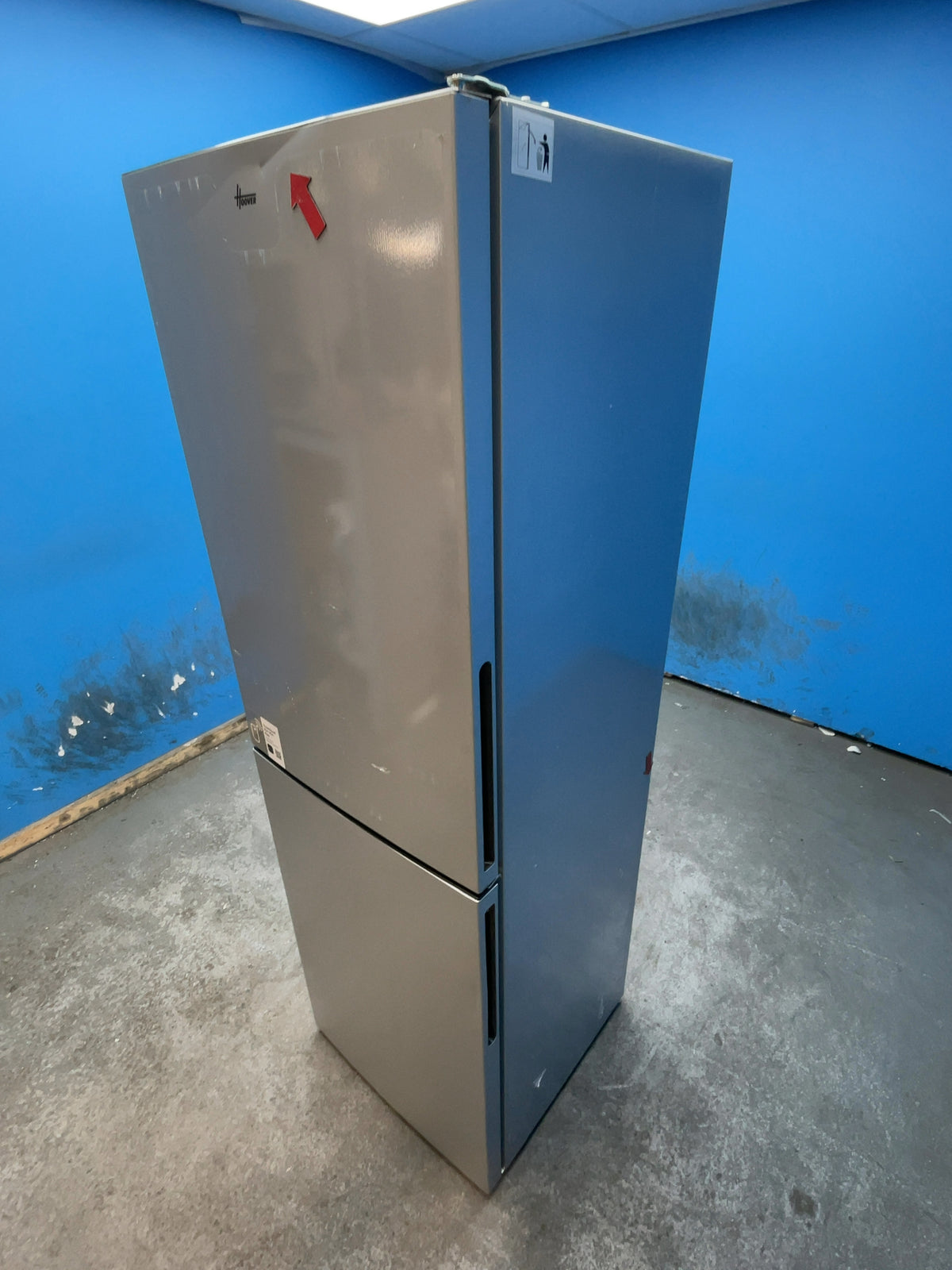 #GRC-167-672 - Hoover H-FRIDGE 300 54.5cm Fridge Freezer – 252L, Silver, Total No Frost