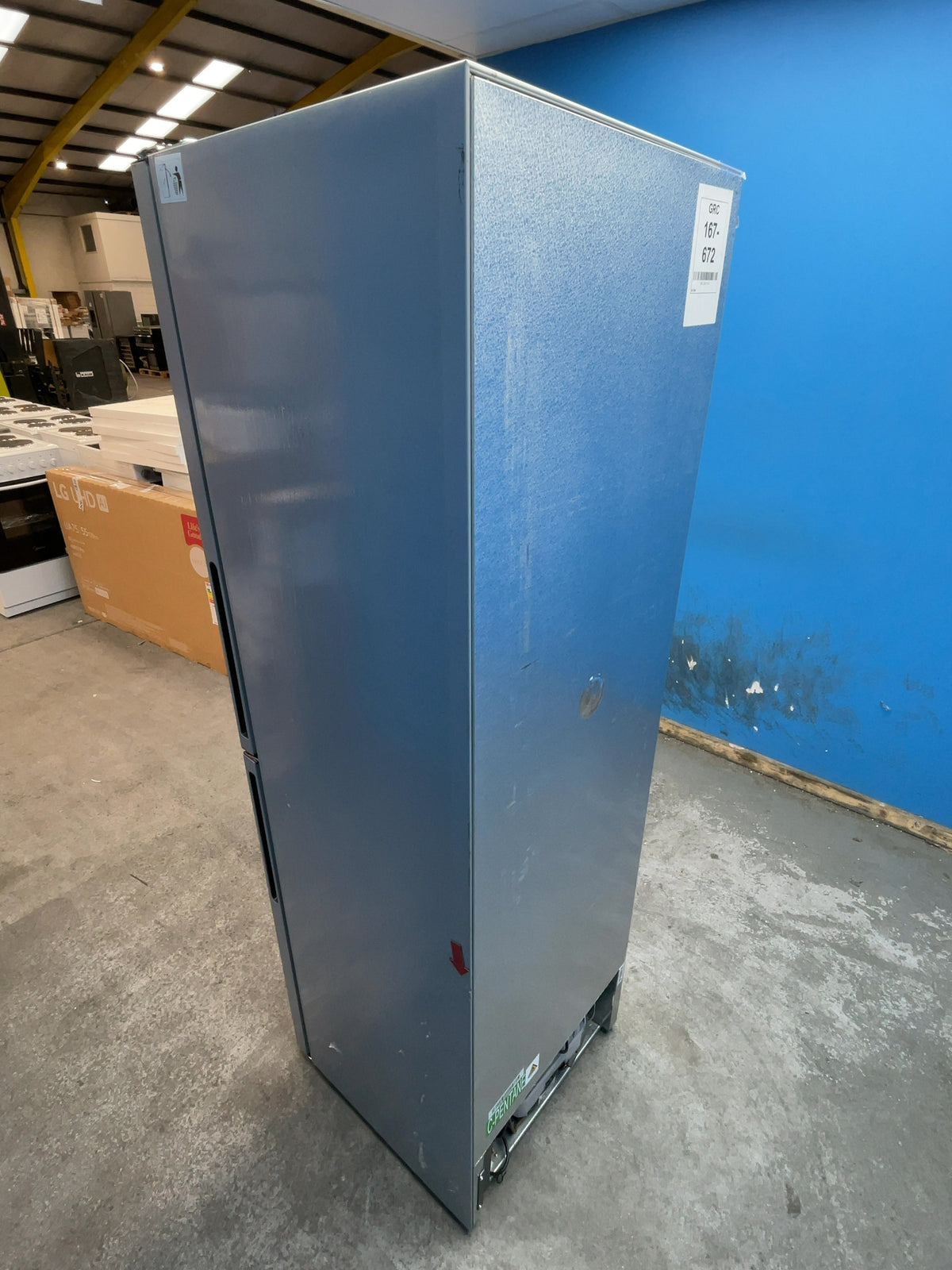 #GRC-167-672 - Hoover H-FRIDGE 300 54.5cm Fridge Freezer – 252L, Silver, Total No Frost