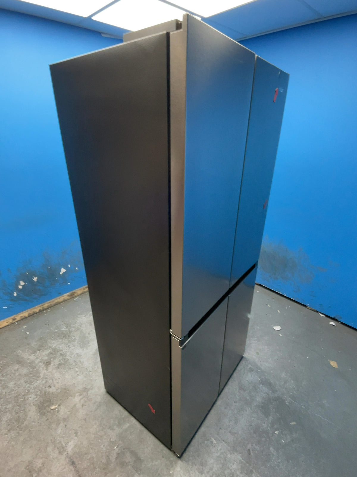 #GRC-167-677 - Haier HCR58S18DNMM Cube Series 5 523L Multi Door Fridge Freezer Inox