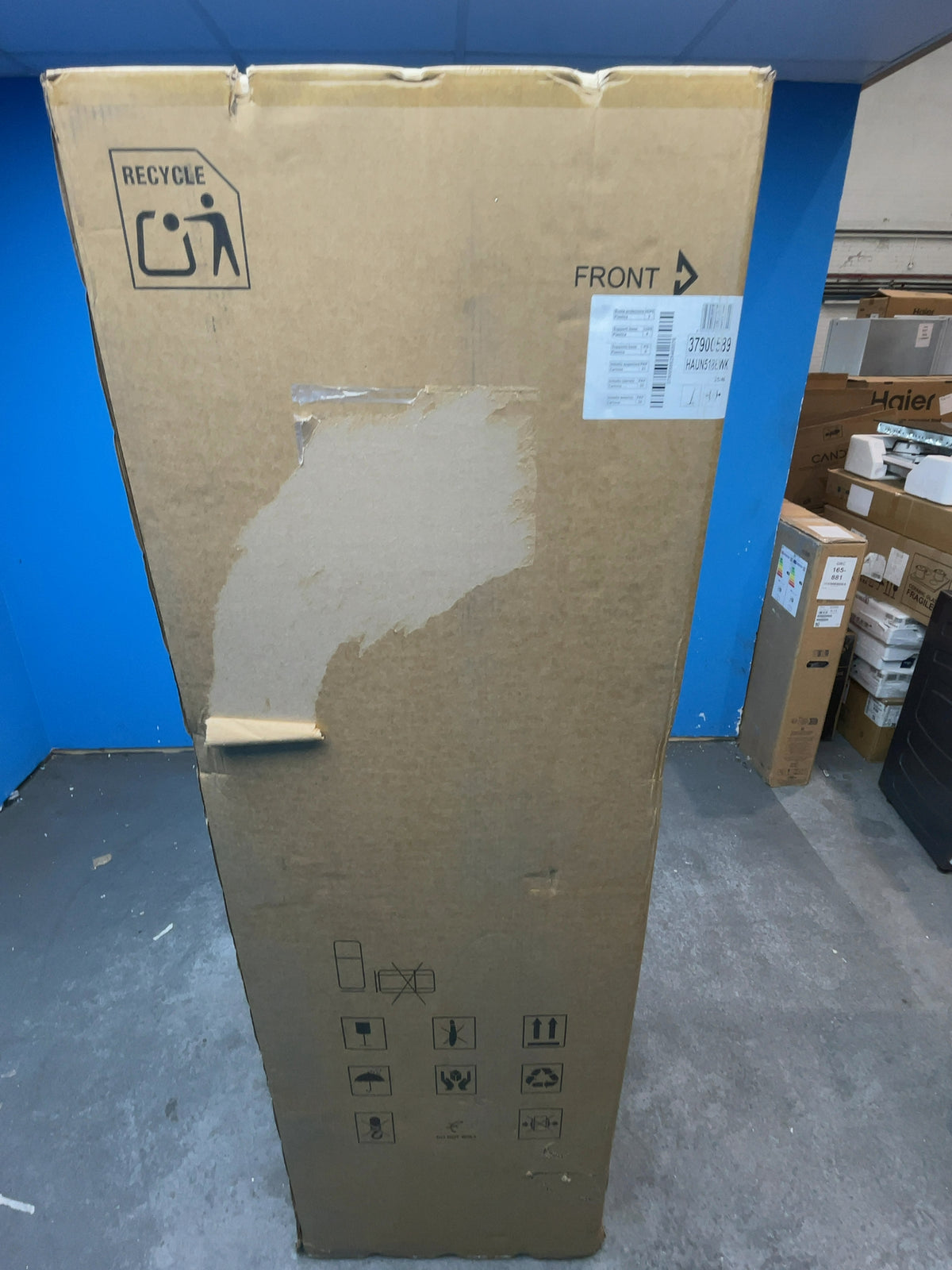 #GRC-167-790 - Haier Integrated Upright Freezer – 200L, Total No Frost, White