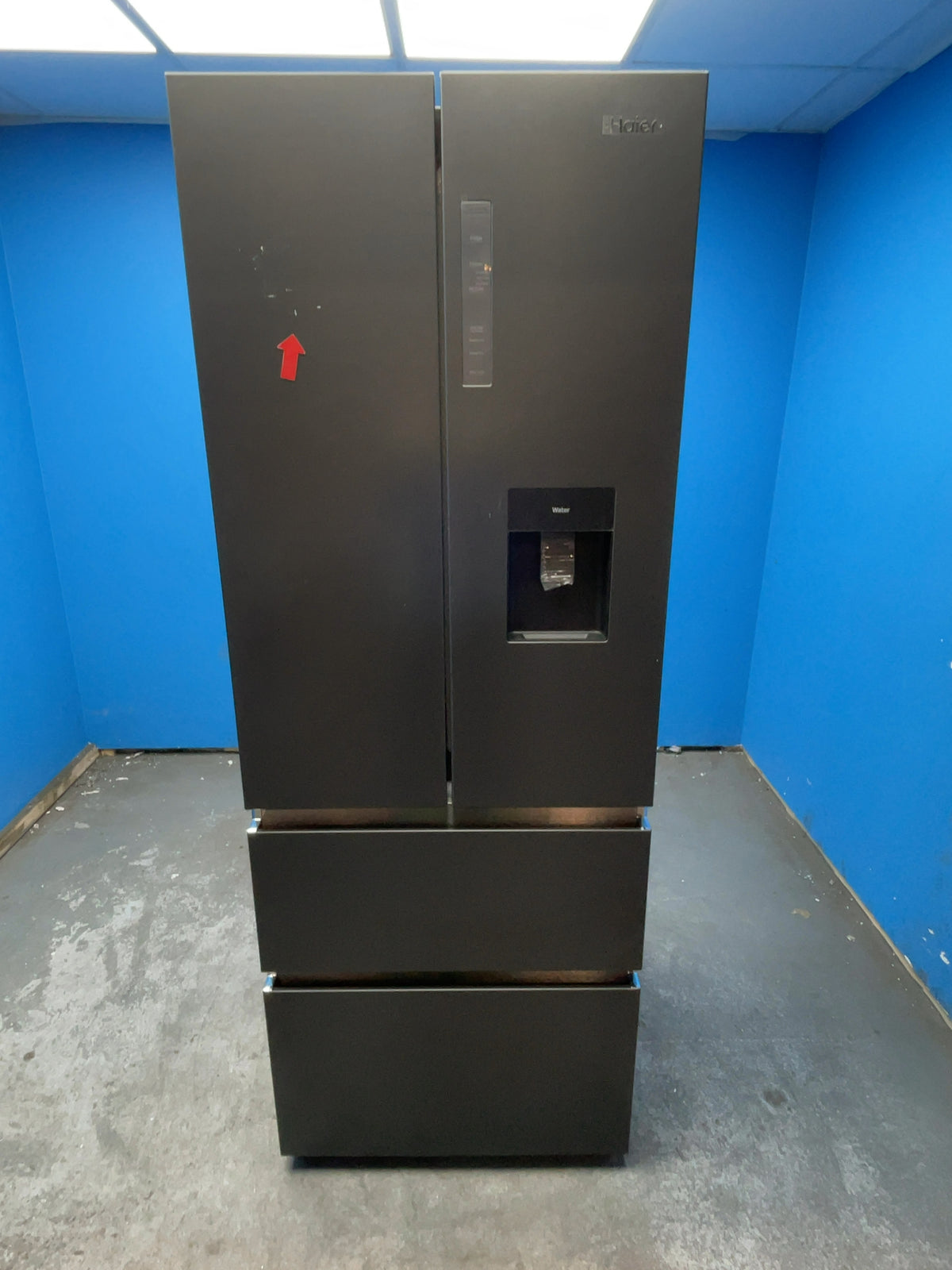 #GRC-167-835 - Haier 70cm French Door Fridge Freezer – 444L, Black, Total No Frost