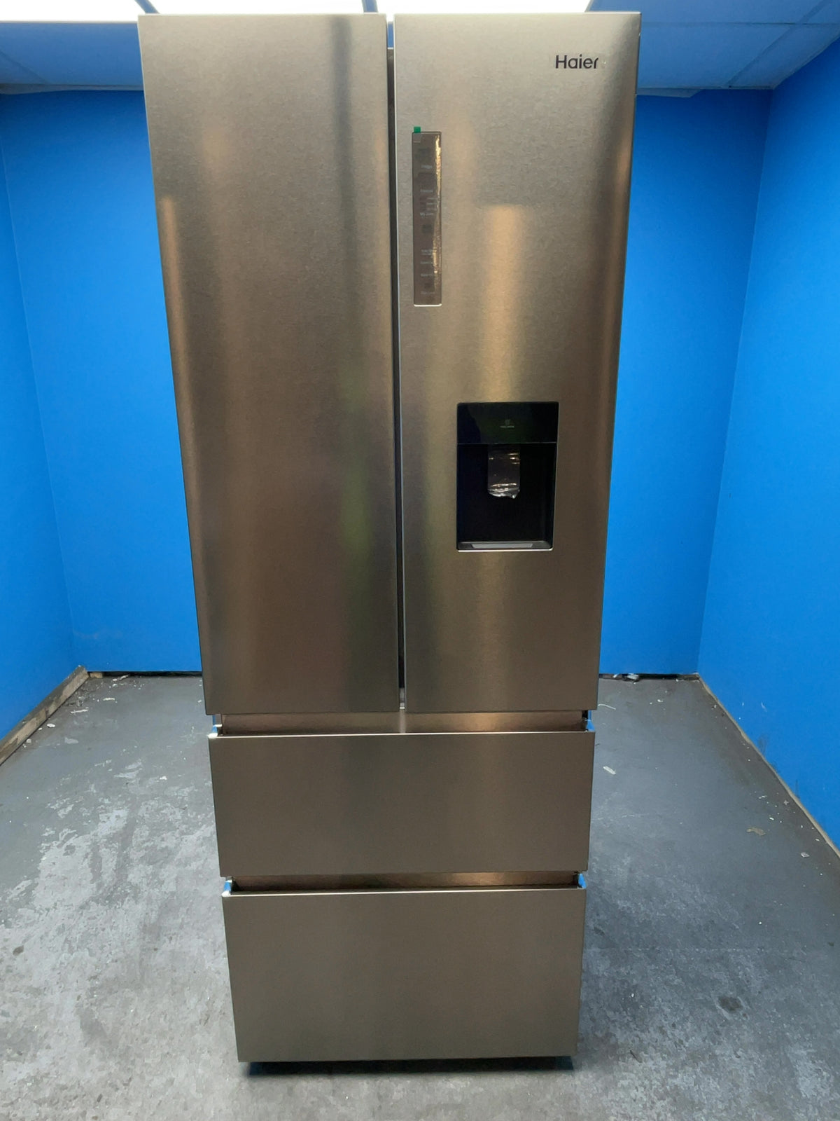 #GRC-167-839 - Haier 70cm French Door Fridge Freezer – 444L, Stainless Steel, Total No Frost