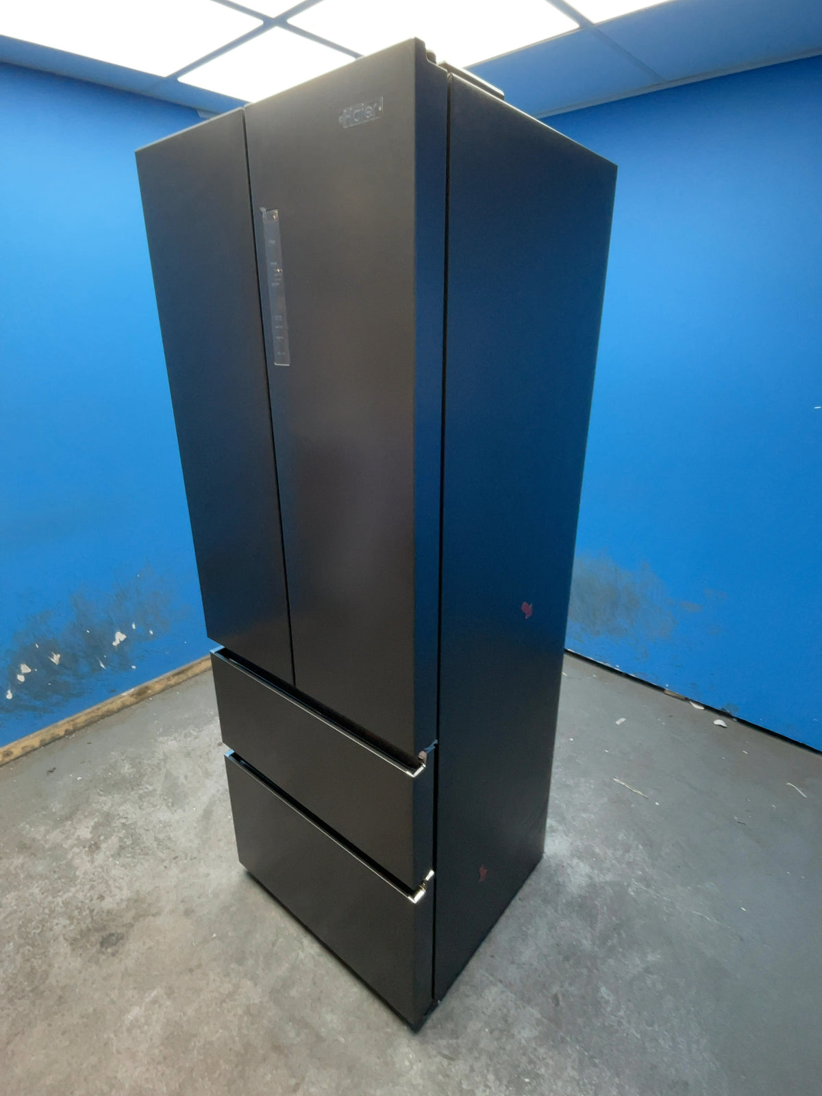#GRC-167-844 - Haier 70cm French Door Fridge Freezer – 446L, Black, Total No Frost