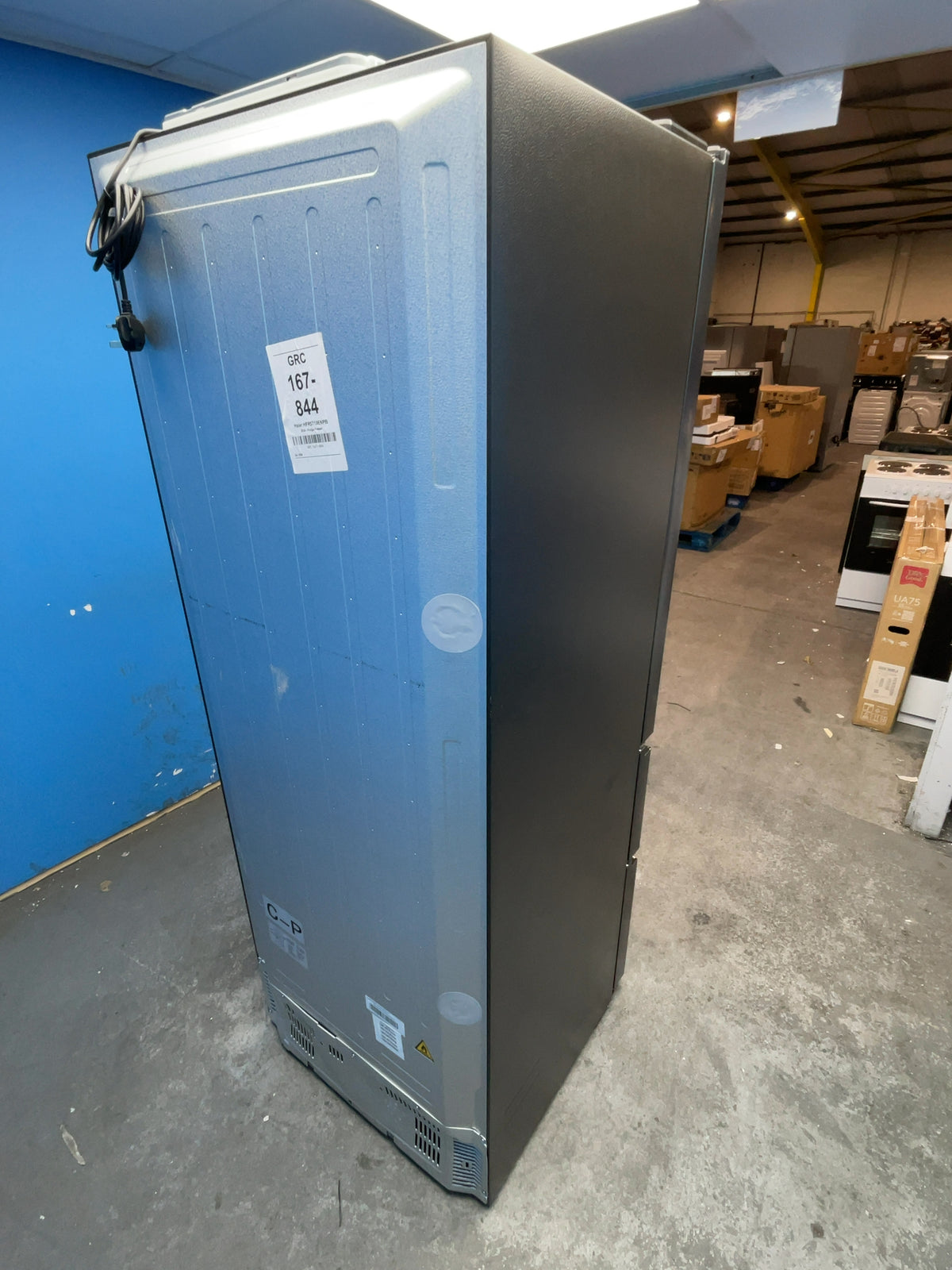 #GRC-167-844 - Haier 70cm French Door Fridge Freezer – 446L, Black, Total No Frost
