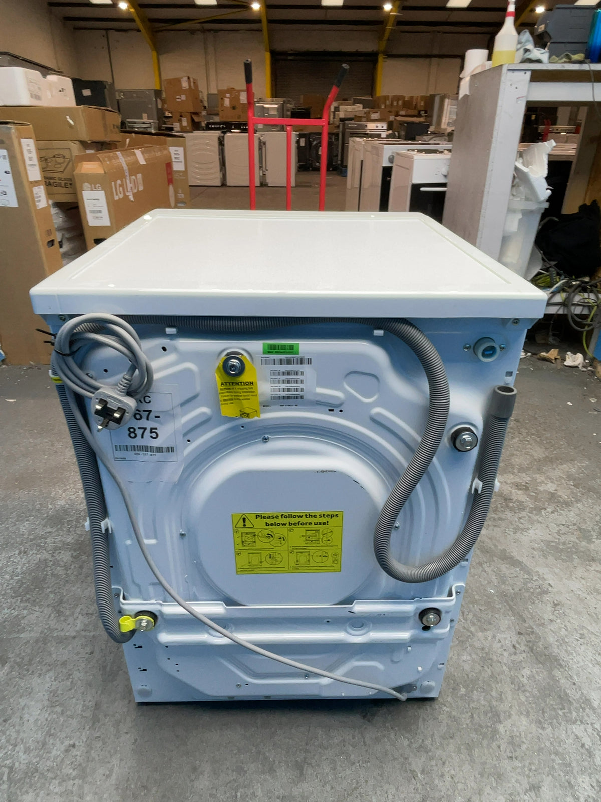 #GRC-167-875 - Hoover Pro Wash Series 5 14kg 1400rpm Washing Machine – WiFi Connected, Steam, White
