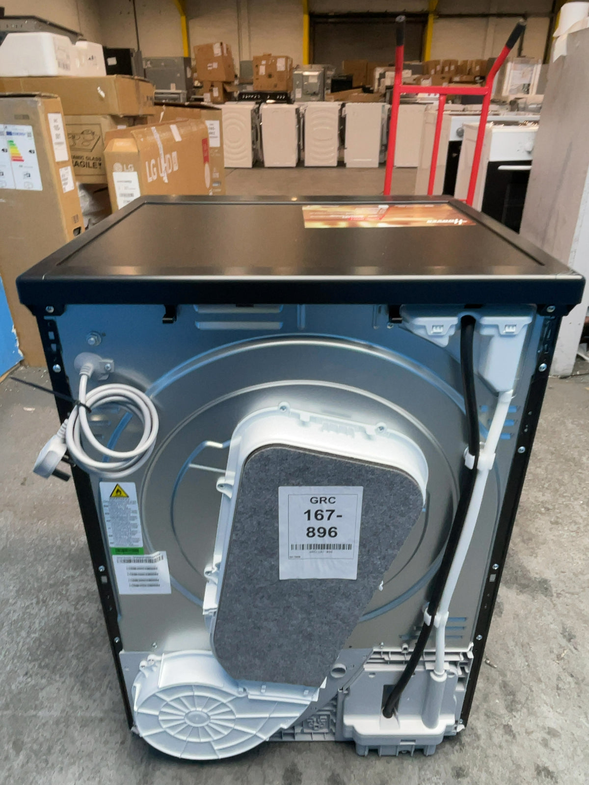 #GRC-167-896 - Hoover Pro Dry Series 3 10kg Heat Pump Tumble Dryer – WiFi Connected, Sensor Dry, Matte Black
