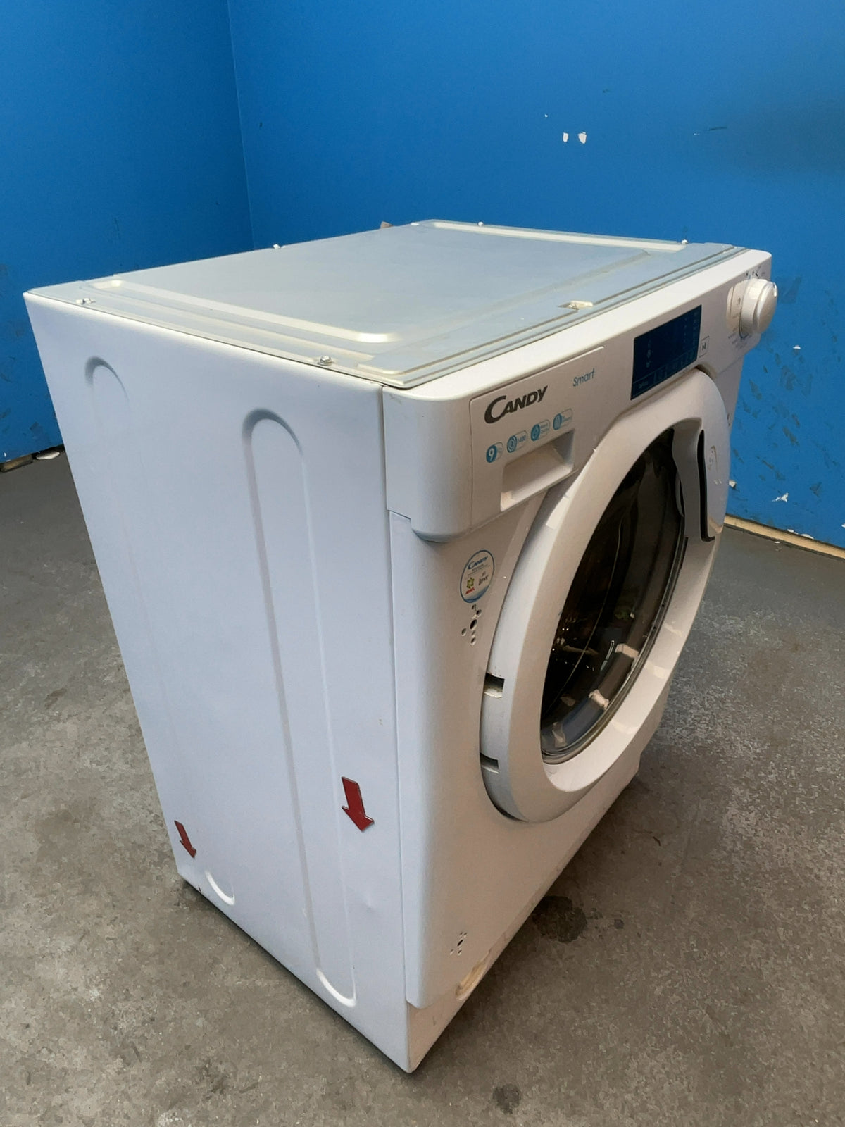 #GRC-167-957 - Candy 9kg 1400rpm Integrated Washing Machine – Smart, White