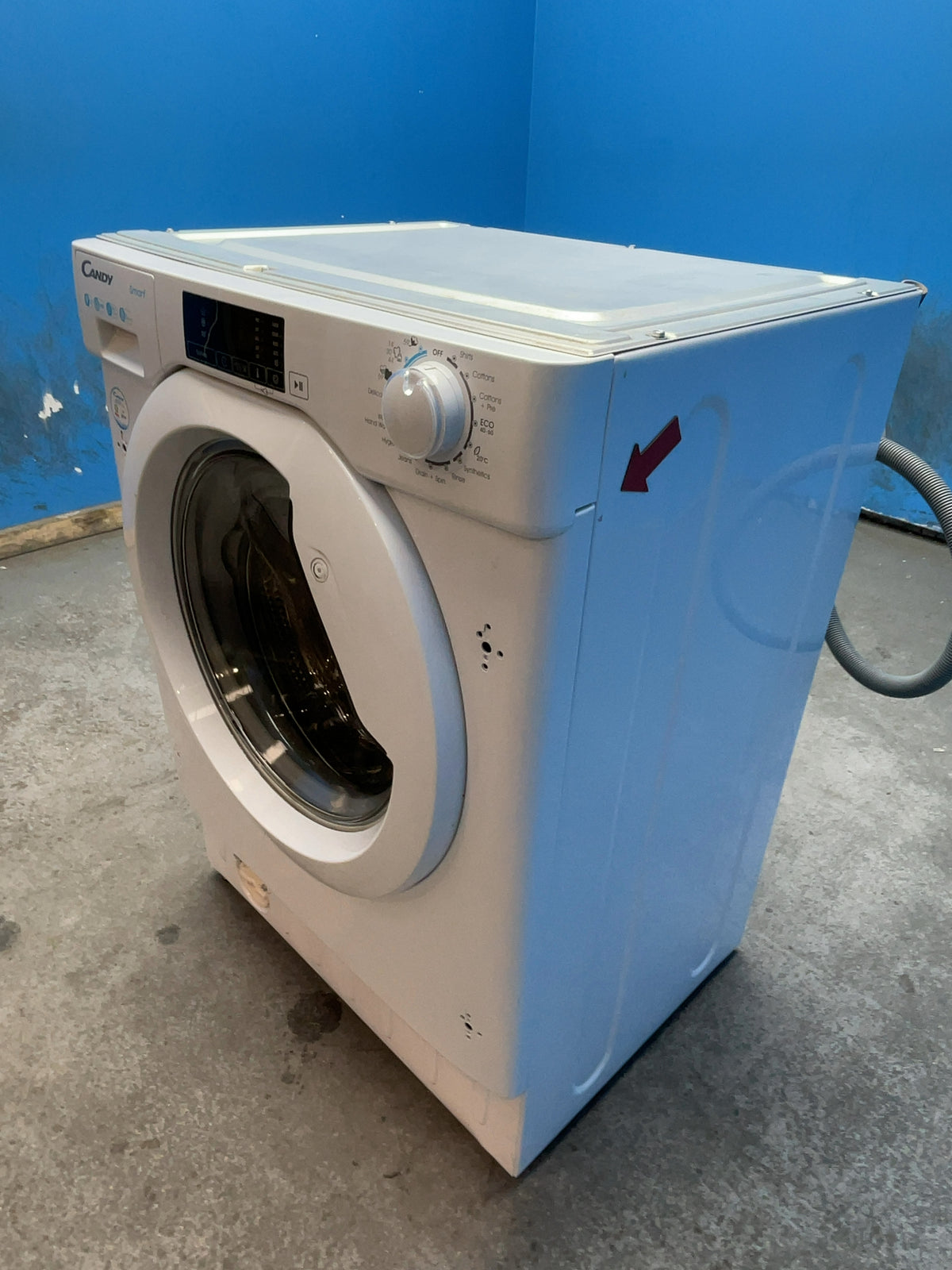 #GRC-167-957 - Candy 9kg 1400rpm Integrated Washing Machine – Smart, White