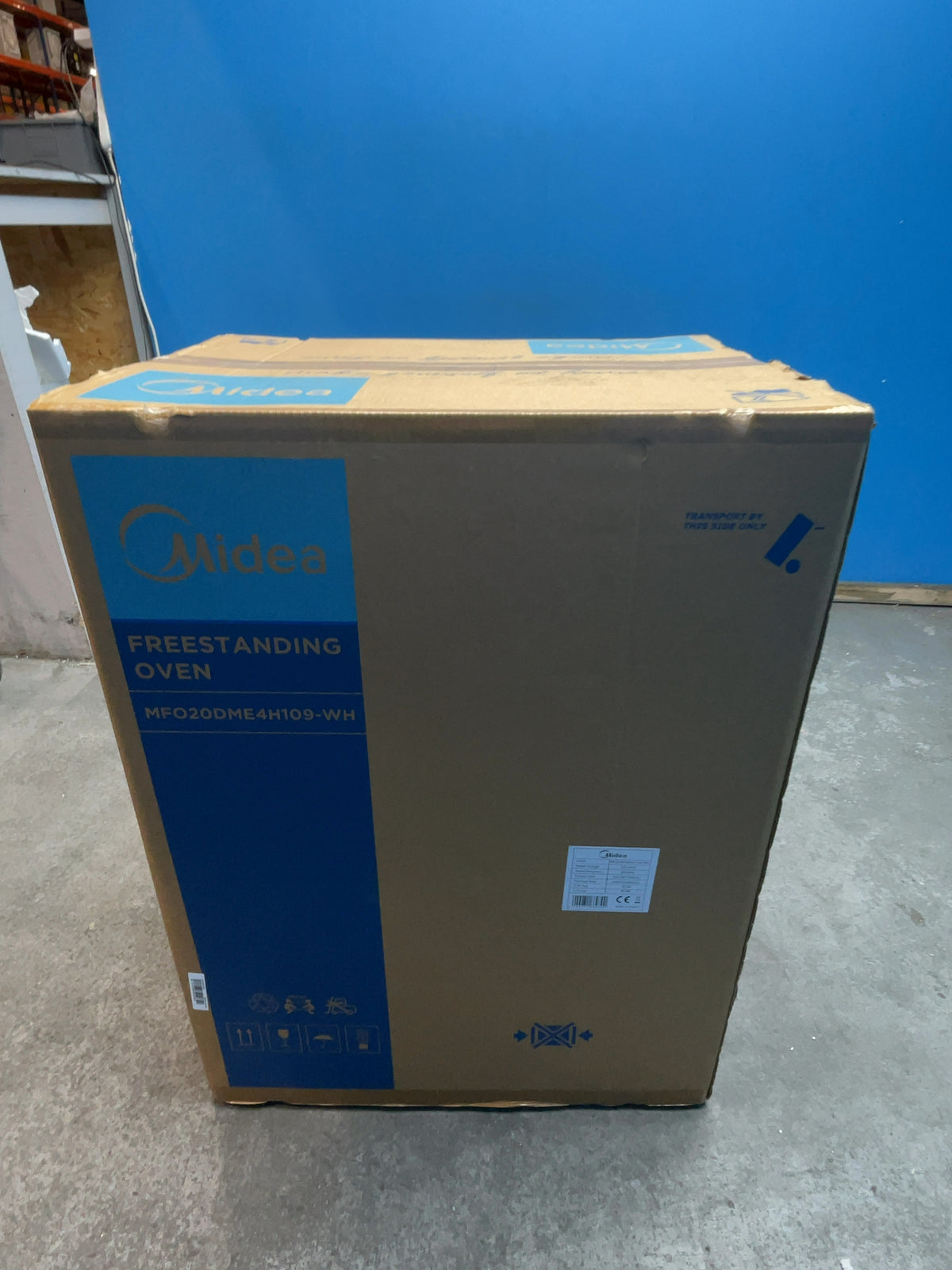 #GRC-167-962 - Midea 50cm Electric Cooker – Solid Plate Hob, Integrated Grill, White