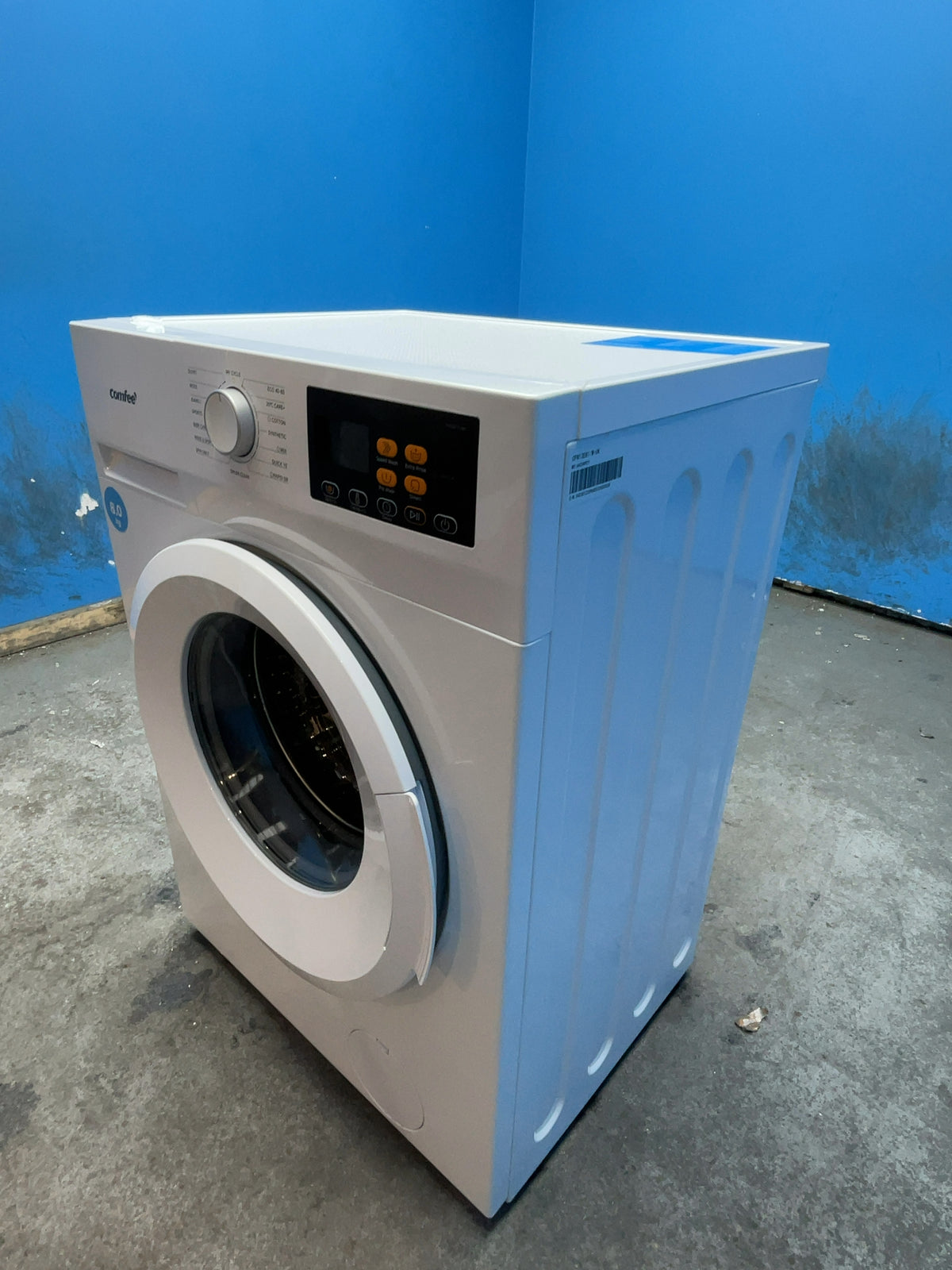 #GRC-168-005 - Comfee 8kg 1400rpm Washing Machine – Steam Clean, 15 Programmes & Delay Start