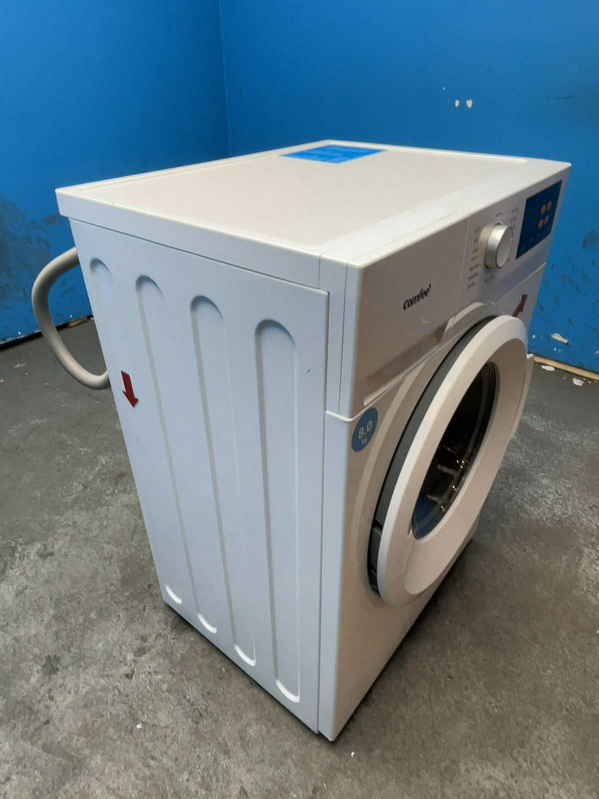 #GRC-168-037 - Comfee 8kg 1400rpm Washing Machine – Steam Clean, 15 Programmes & Delay Start