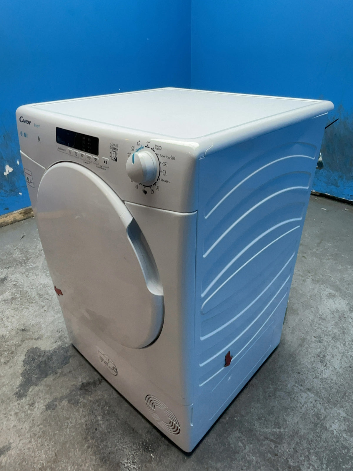 #GRC-168-180 - Candy Smart 10kg Condenser Tumble Dryer – Sensor Drying, White, G Energy Rating