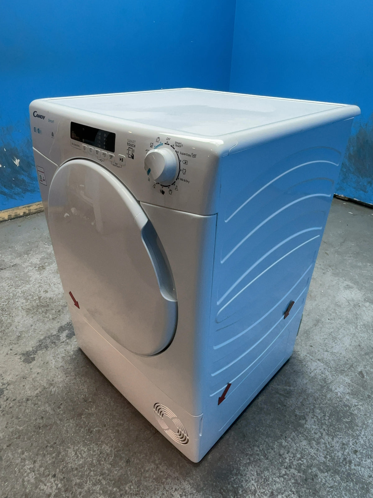 #GRC-168-194 - Candy Smart 10kg Condenser Tumble Dryer – Sensor Drying, White, G Energy Rating
