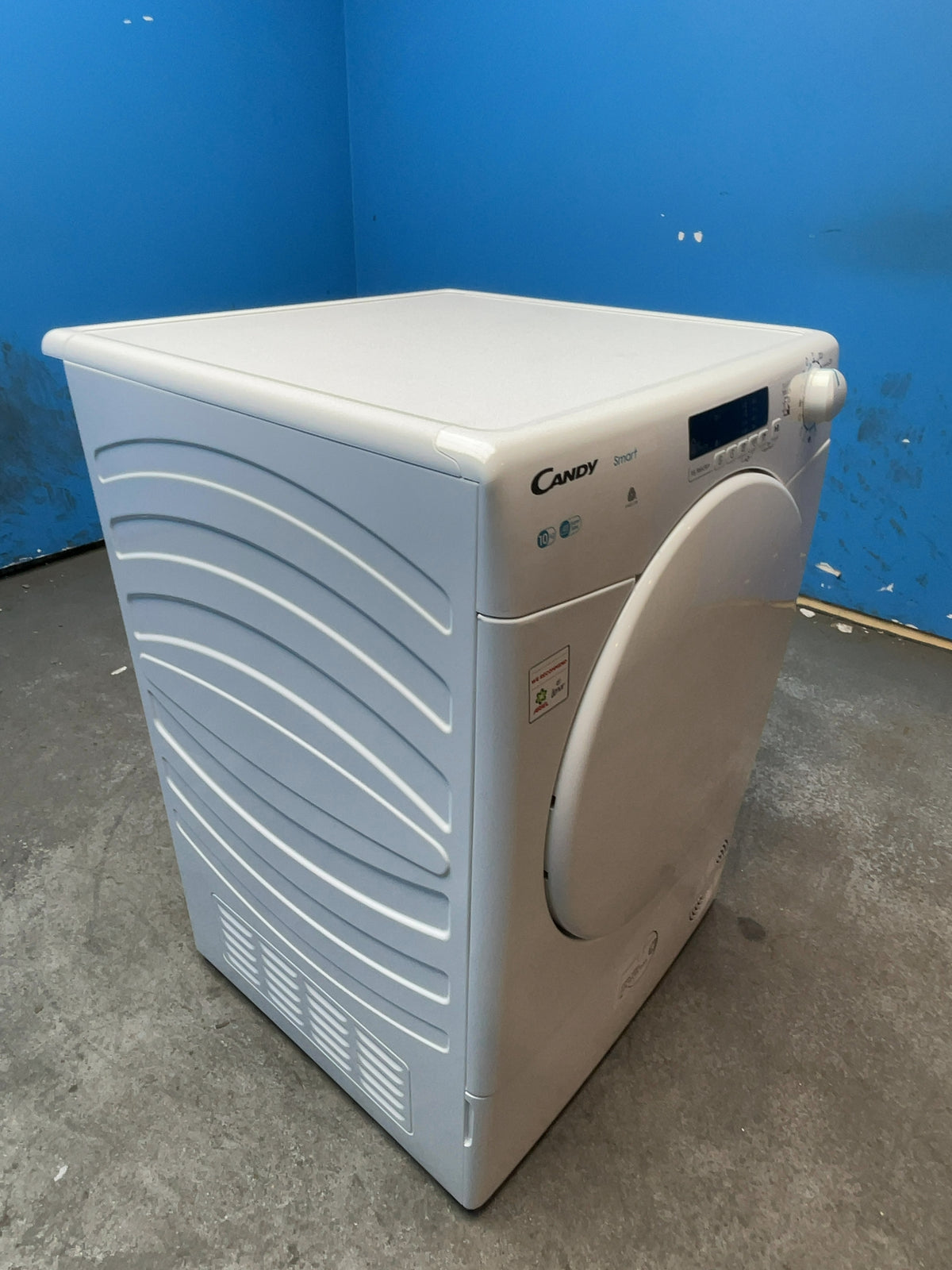 #GRC-168-201 - Candy Smart 10kg Condenser Tumble Dryer – Sensor Drying, White, G Energy Rating