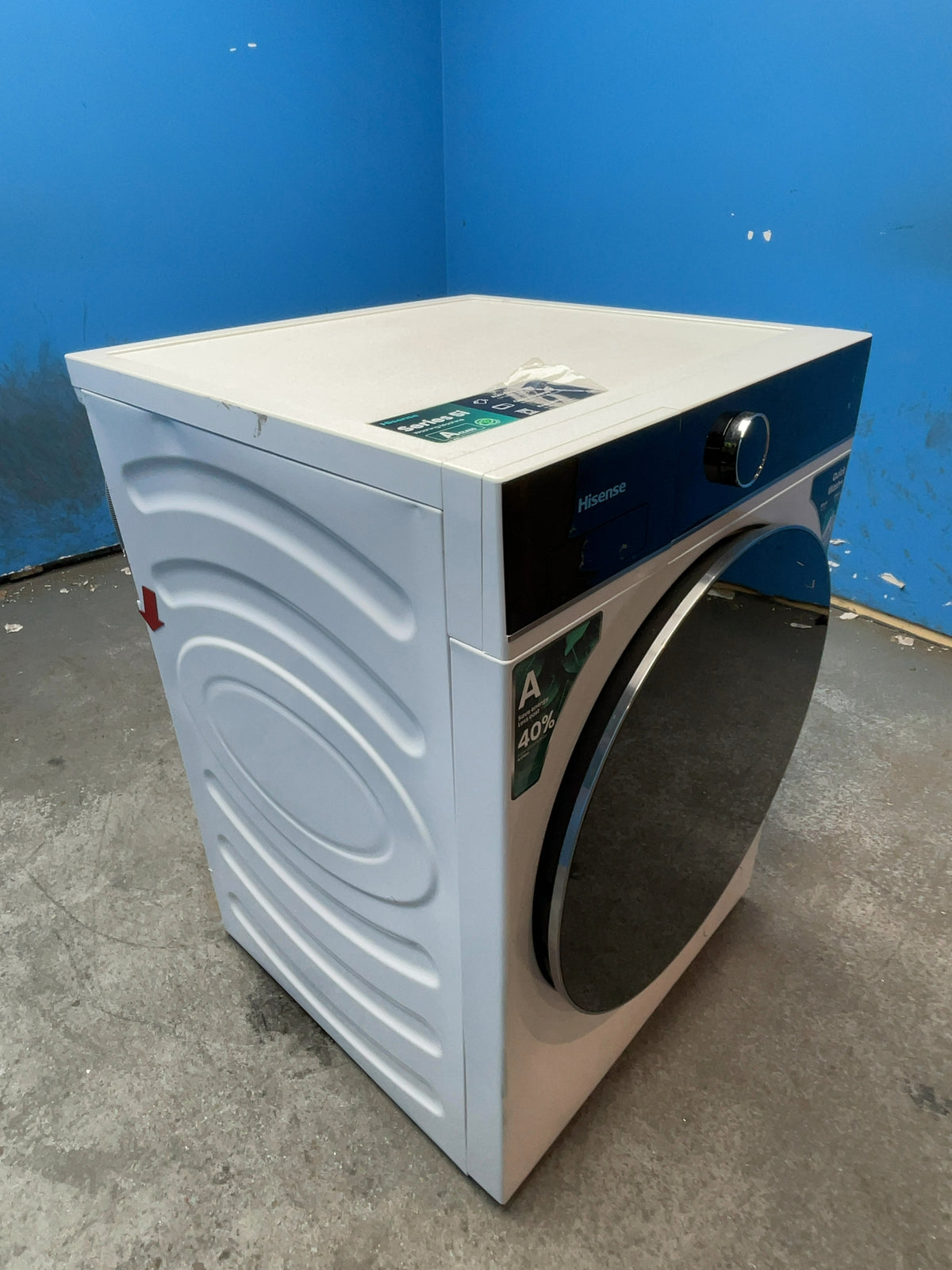 #GRC-168-396 - Hisense 12kg 1400rpm Washing Machine – Pure Jet Pro, Steam Function, White