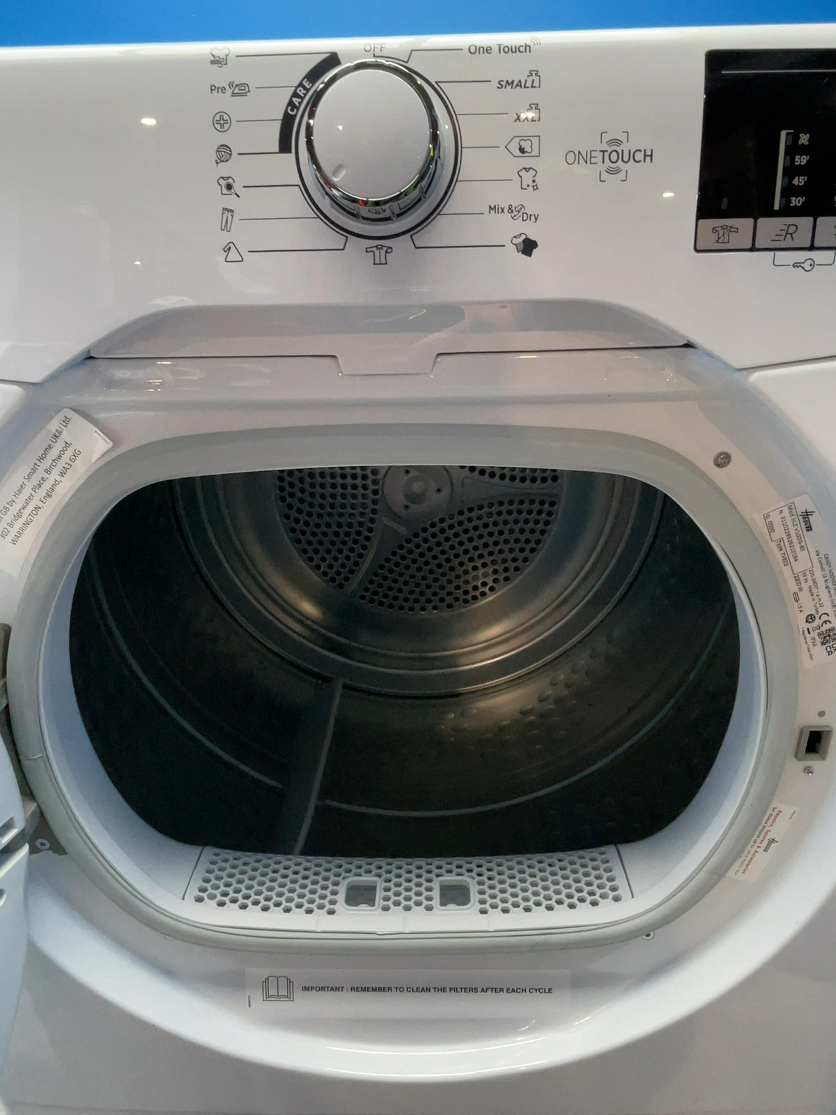 #GRC-168-479 - Hoover H-DRY 300 10kg Vented Tumble Dryer – WiFi Connected, White