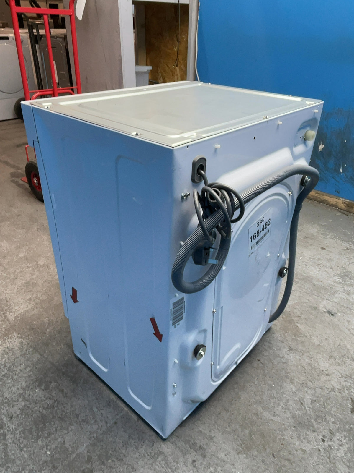 #GRC-168-482 - Hoover 9kg 1600rpm Integrated Washing Machine – AI Weight Sense, White