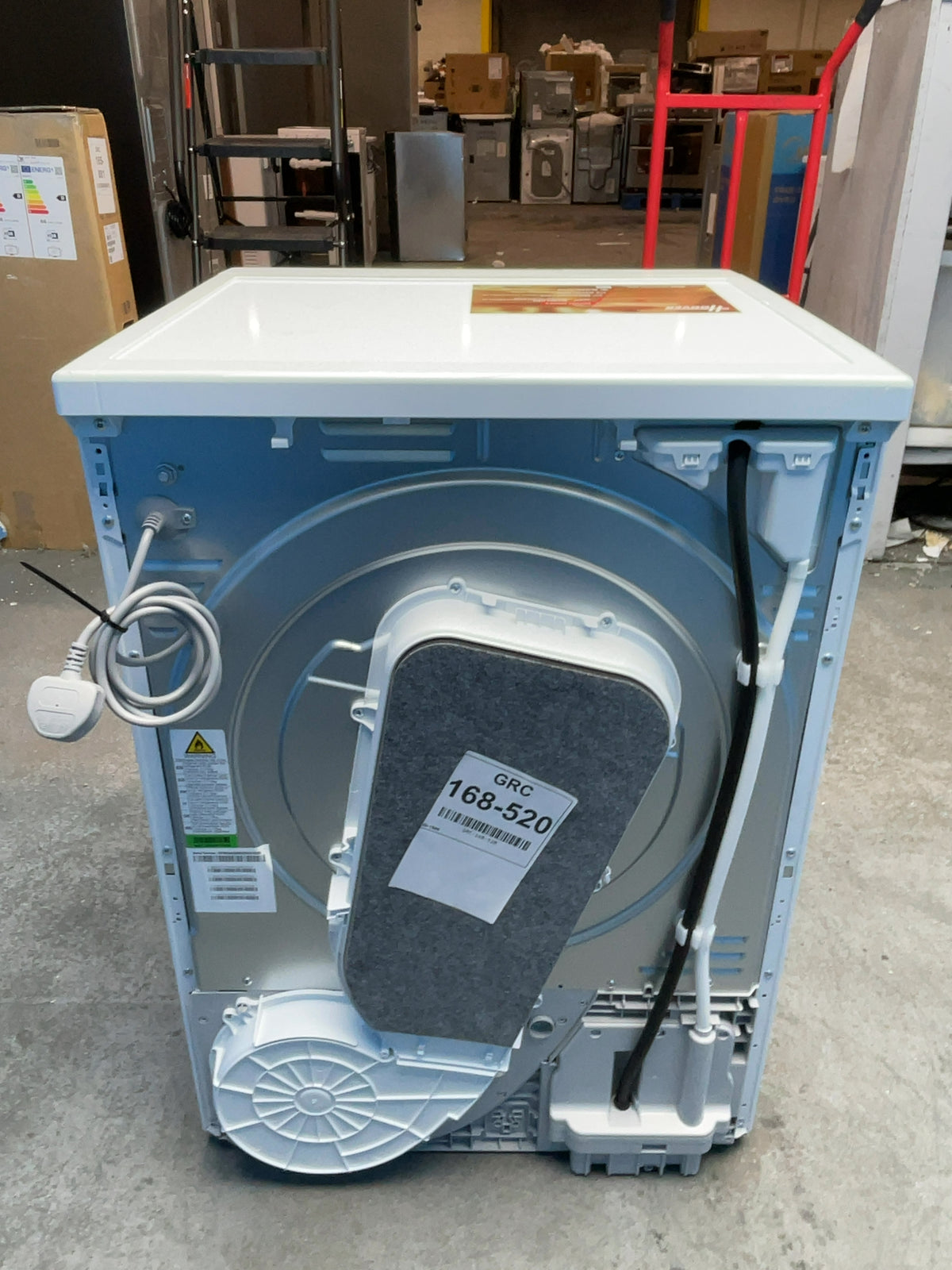 #GRC-168-520 - Hoover Pro Dry Series 3 9kg Heat Pump Tumble Dryer – WiFi Connected, Sensor Dry, White