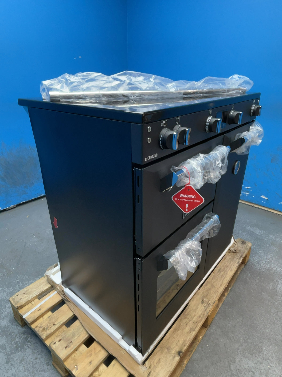 #GRC-168-547 - Stoves Richmond 90cm Electric Induction Range Cooker – 174L, 3 Ovens, AirFry, Anthracite