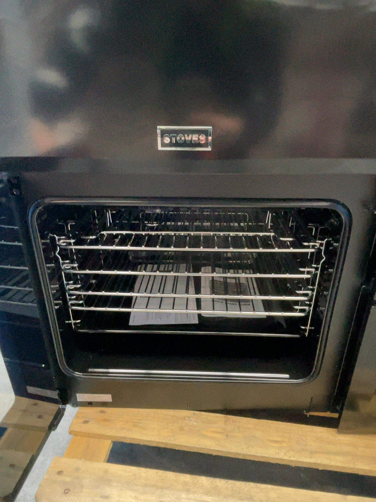#GRC-168-565 - Stoves Richmond 110cm Quad Oven Dual Fuel Range Cooker – 196L, AirFry, Black