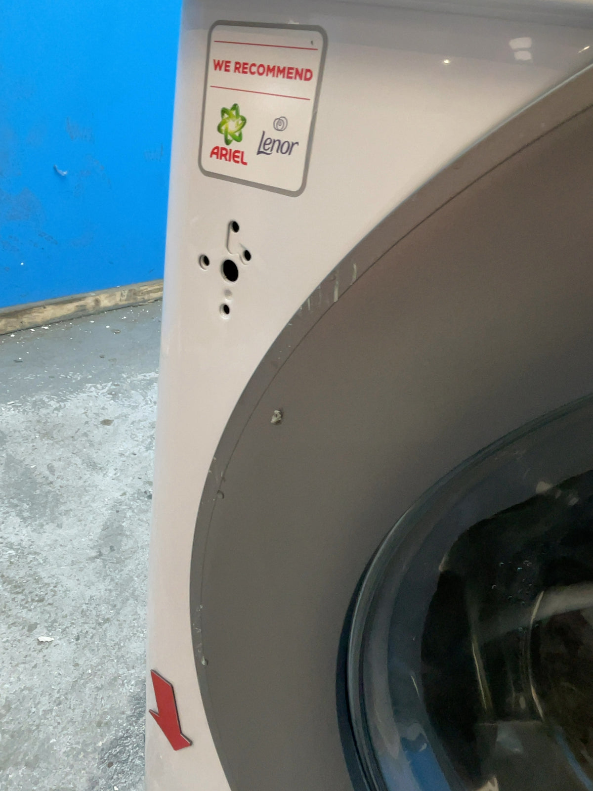 #GRC-168-585 - Hoover 9kg 1600rpm Integrated Washing Machine – KG Mode, Steam Function, White