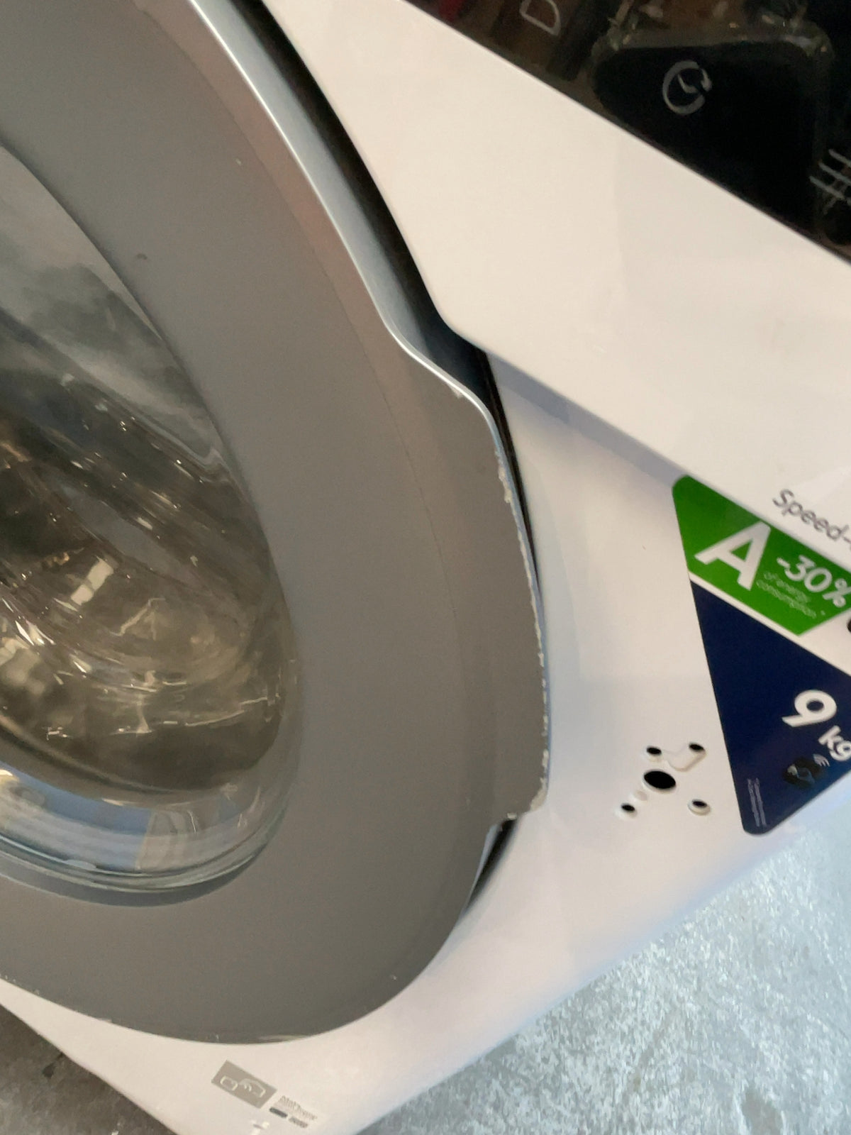 #GRC-168-585 - Hoover 9kg 1600rpm Integrated Washing Machine – KG Mode, Steam Function, White