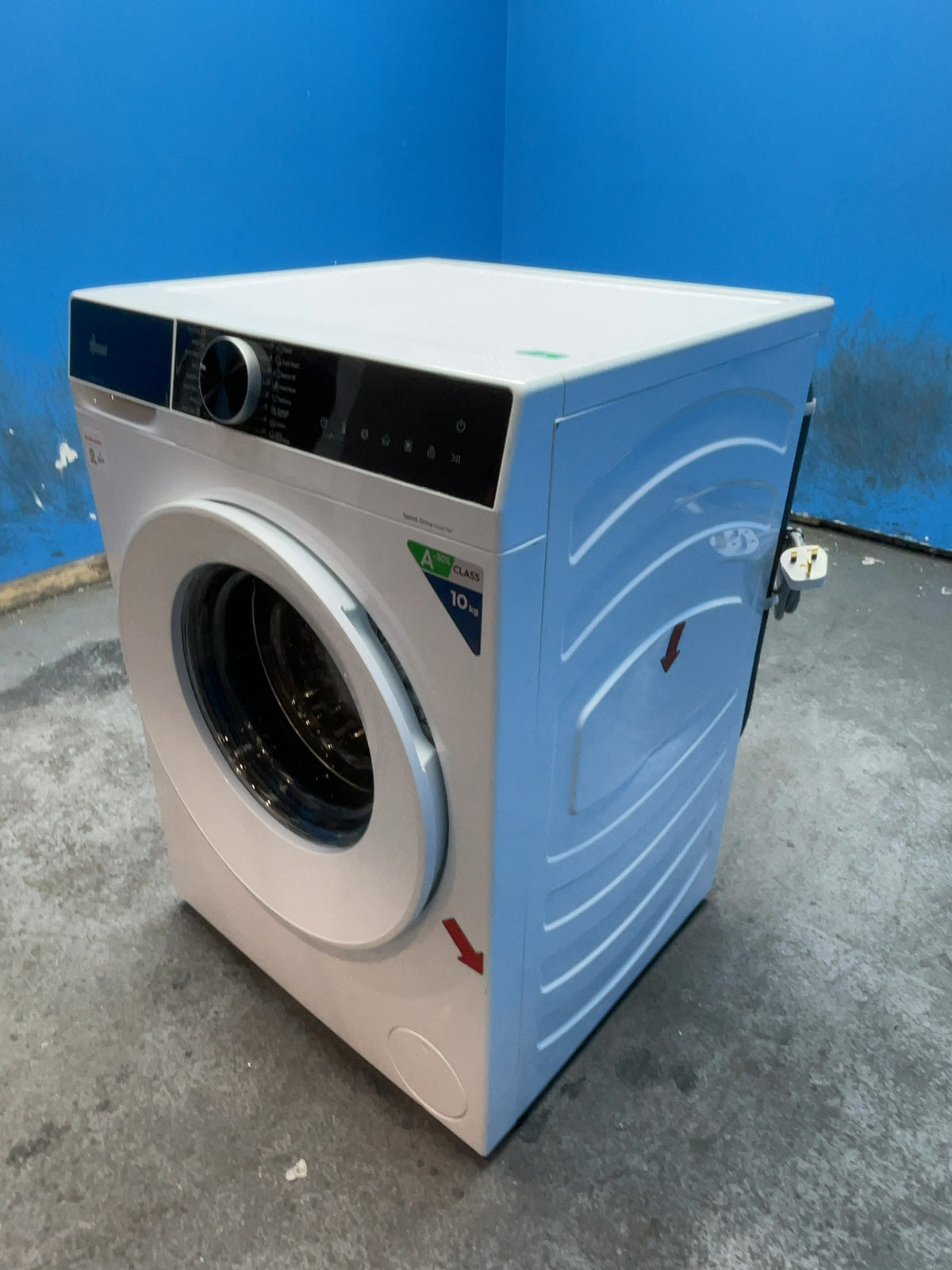 #GRC-168-588 - Hoover 10kg 1400rpm Washing Machine – Digital Inverter Motor, White