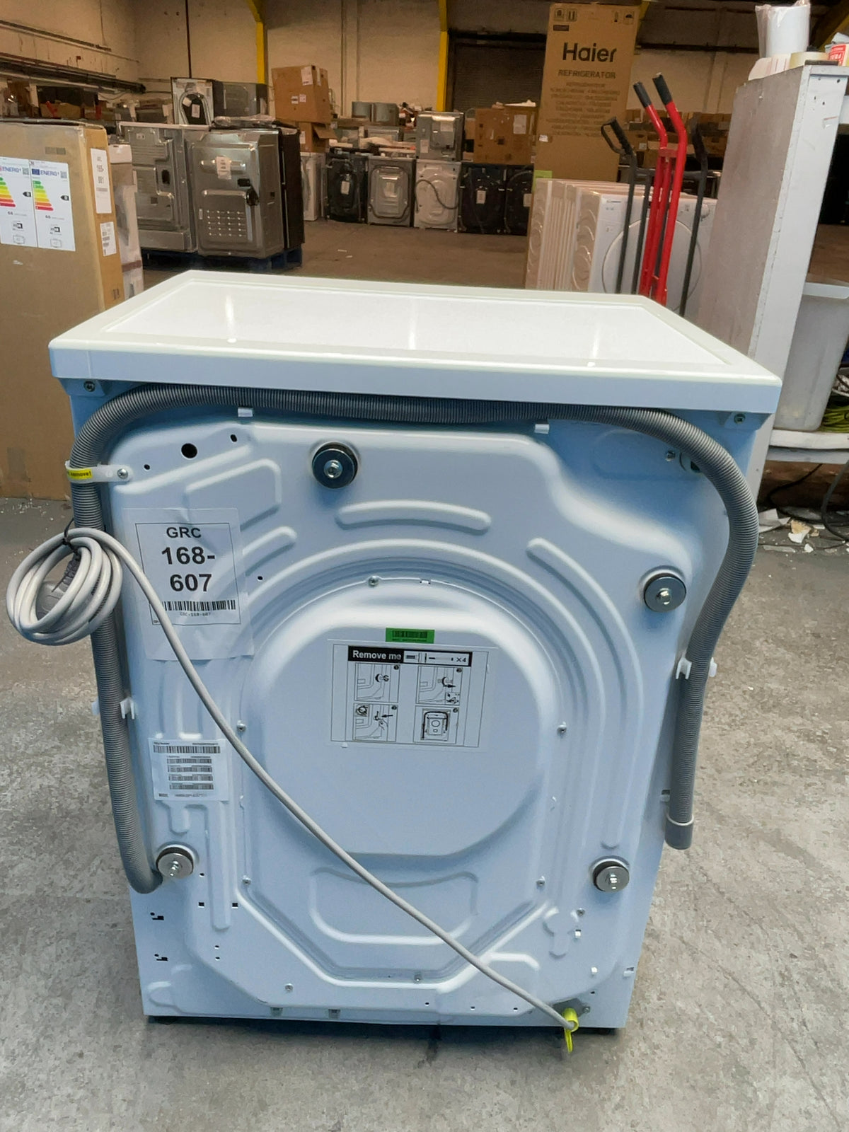 #GRC-168-607 - Haier 9kg 1400rpm Washing Machine – Steam Function, WiFi Connected, White