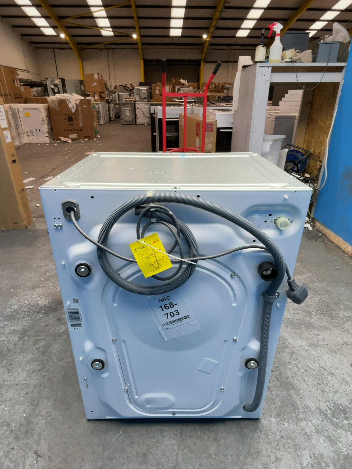 #GRC-168-703 - Candy 8kg 1400rpm Integrated Washing Machine – Inverter Motor, White