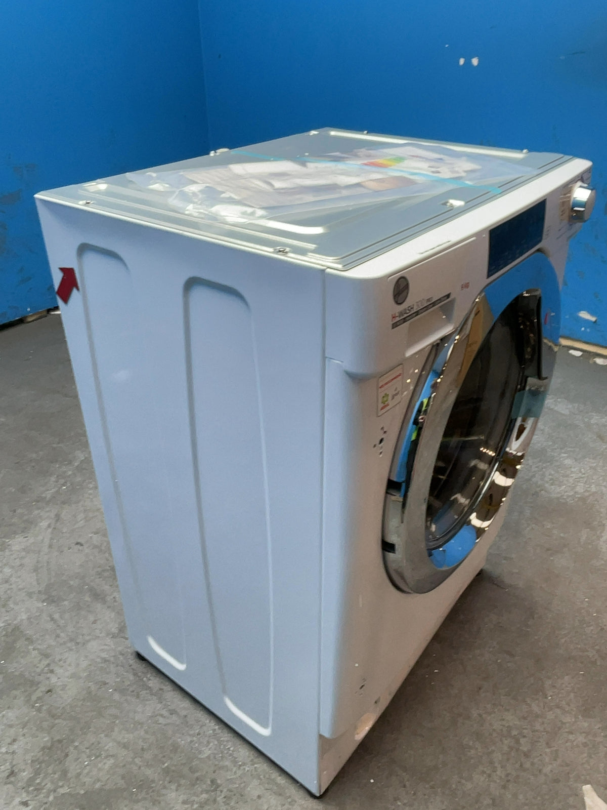 #GRC-168-704 - Hoover H-WASH 300 PRO 9kg 1600rpm Integrated Washing Machine – Autodose, Steam, White