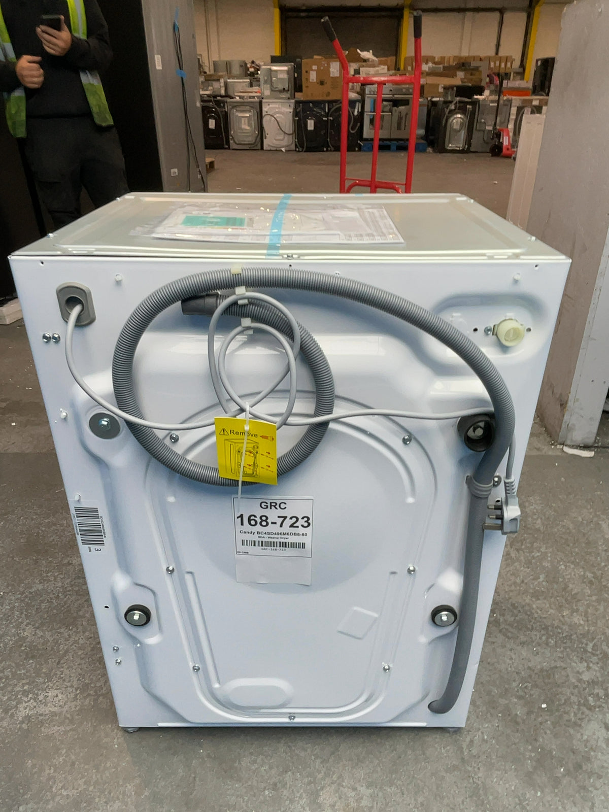 #GRC-168-723 - Candy ProWash&Dry 400 9kg/6kg Integrated Washer Dryer – Autodose, WiFi, Steam, White