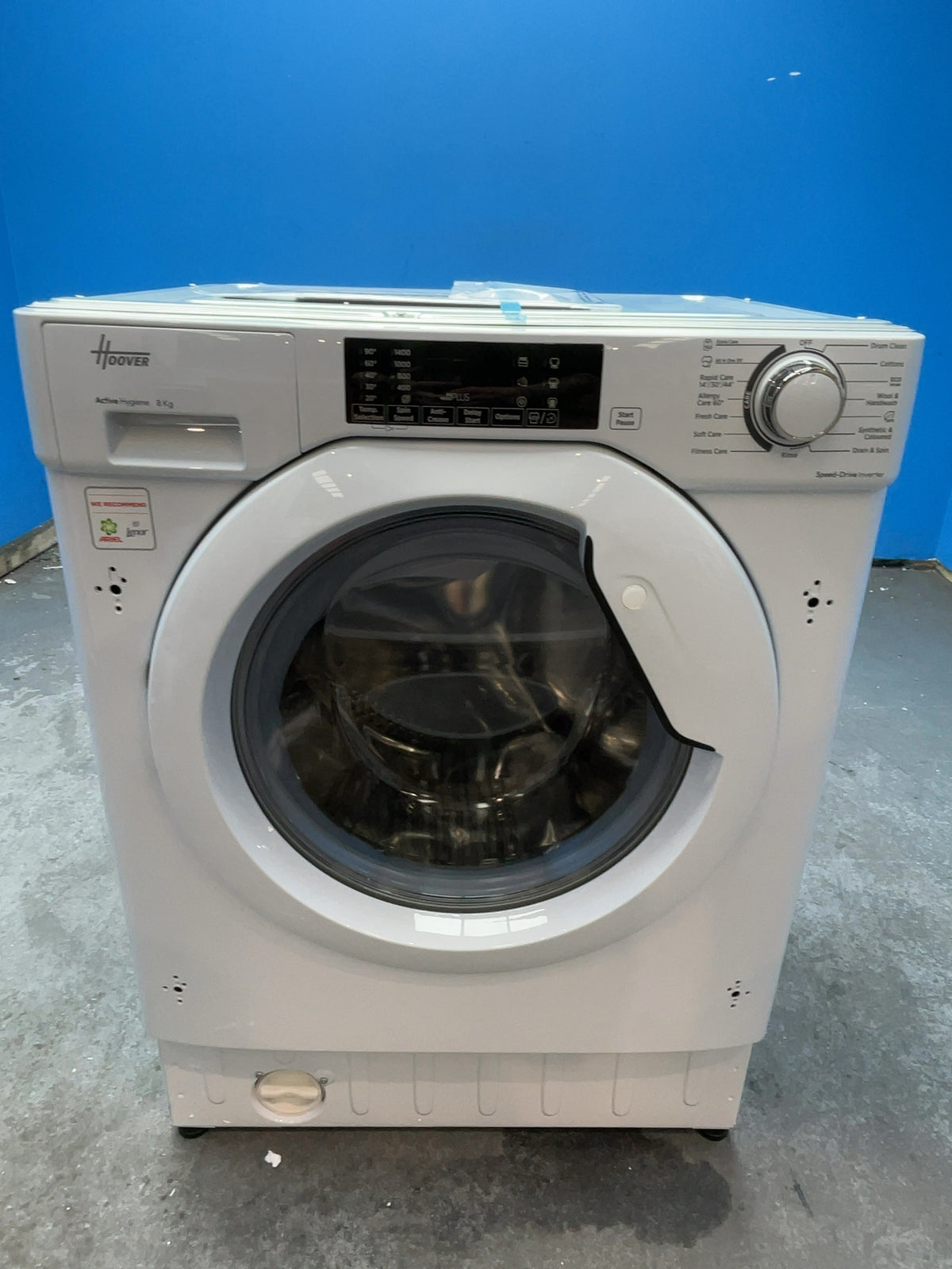 #GRC-168-755 - Hoover H-WASH 300 8kg 1400rpm Integrated Washing Machine – KG Mode Sensor, White