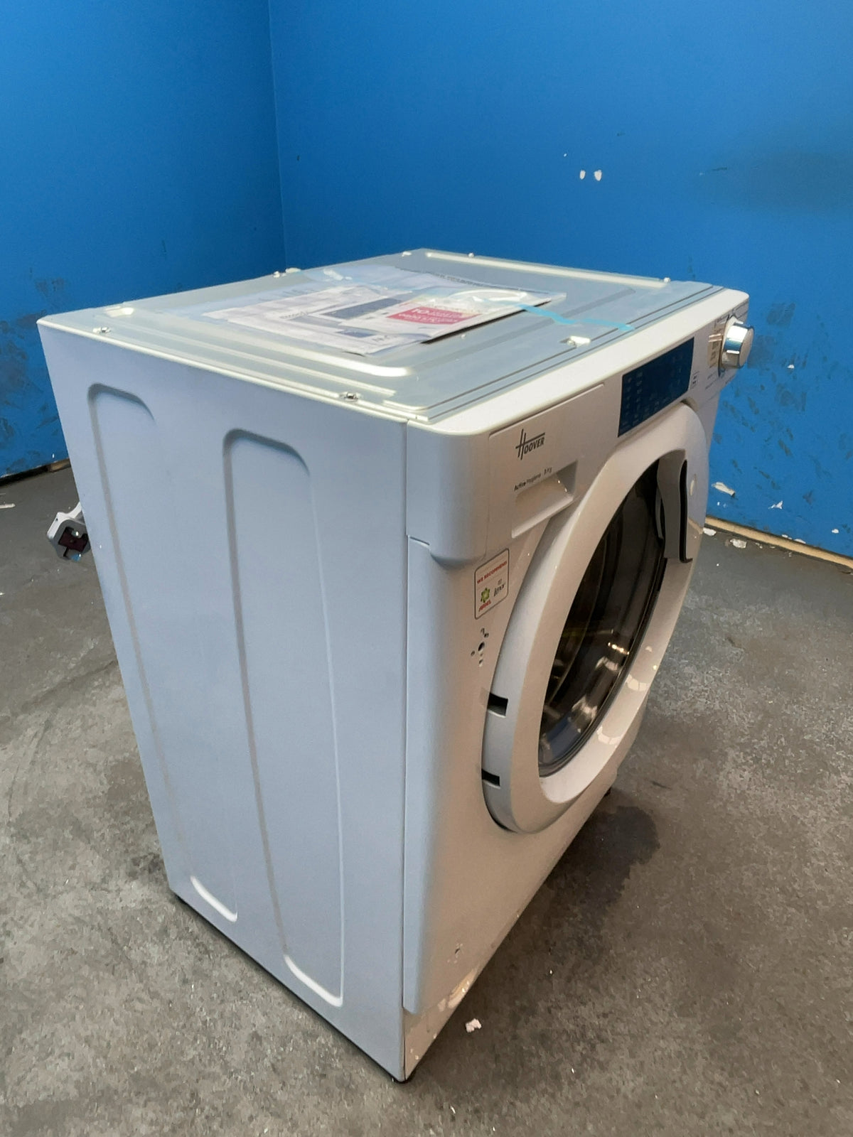 #GRC-168-755 - Hoover H-WASH 300 8kg 1400rpm Integrated Washing Machine – KG Mode Sensor, White