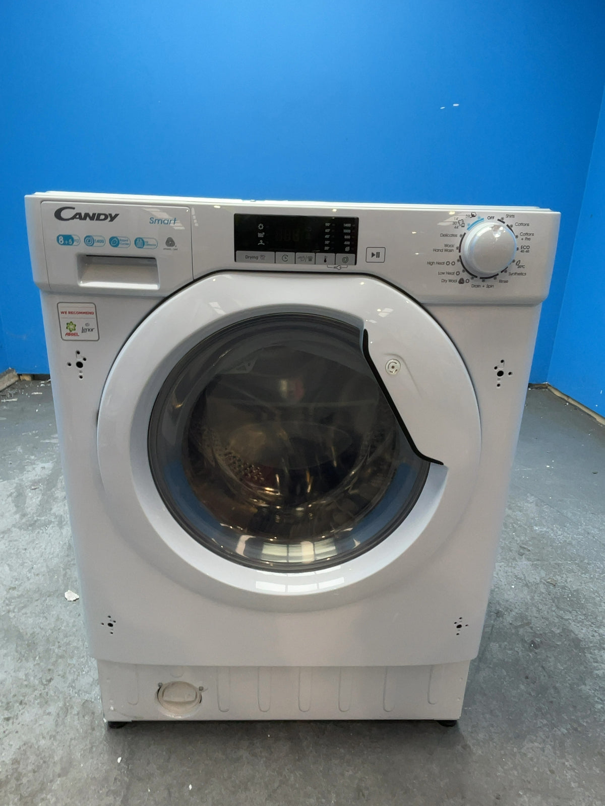 #GRC-168-760 - Candy Smart Integrated Washer Dryer – 8kg Wash, 5kg Dry, 1400rpm, White