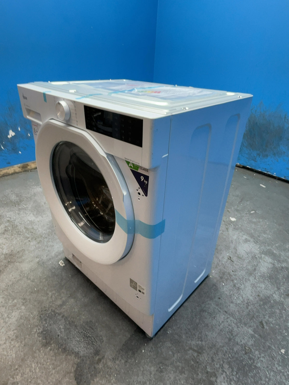 #GRC-168-763 - Hoover 9kg 1400rpm Integrated Washing Machine – KG Mode, Inverter Motor, White