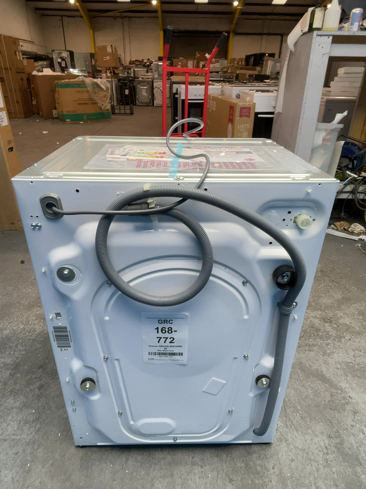 #GRC-168-772 - Hoover Integrated Washer Dryer – 9kg Wash, 5kg Dry, 1600rpm, WiFi Connected, White
