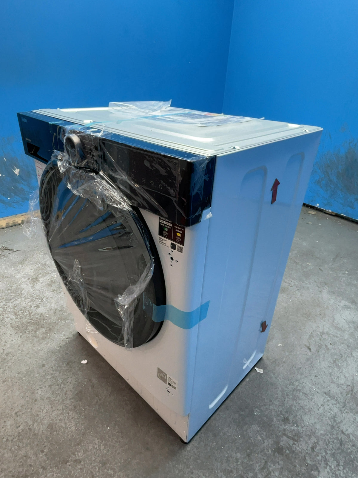 #GRC-168-815 - Haier Integrated Washer Dryer – 9kg Wash, 6kg Dry, 1600rpm, WiFi Connected, White