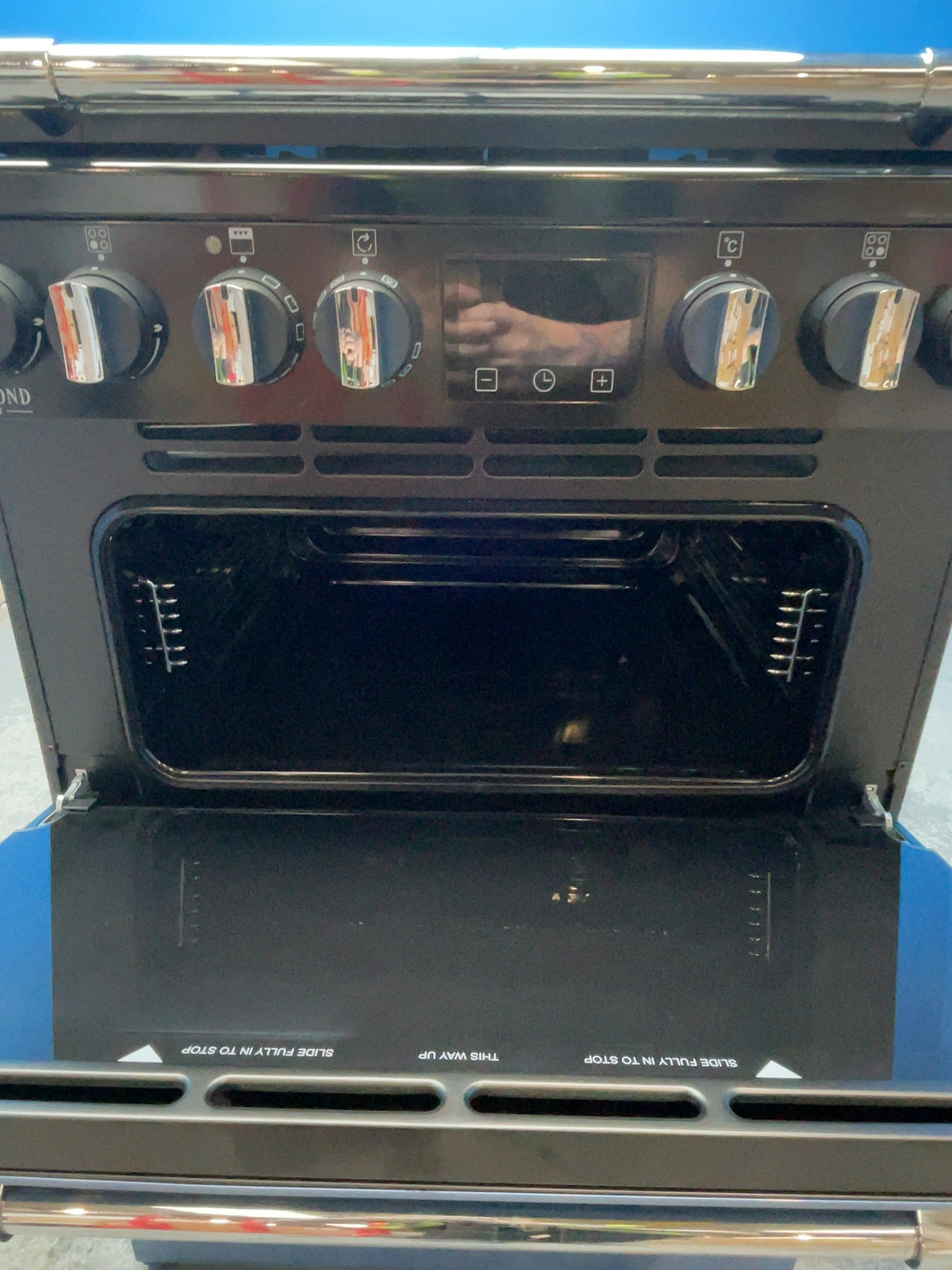 #GRC-168-830 - Stoves Richmond Deluxe 60cm Dual Fuel Cooker – PowerWok, AirFry, Blue