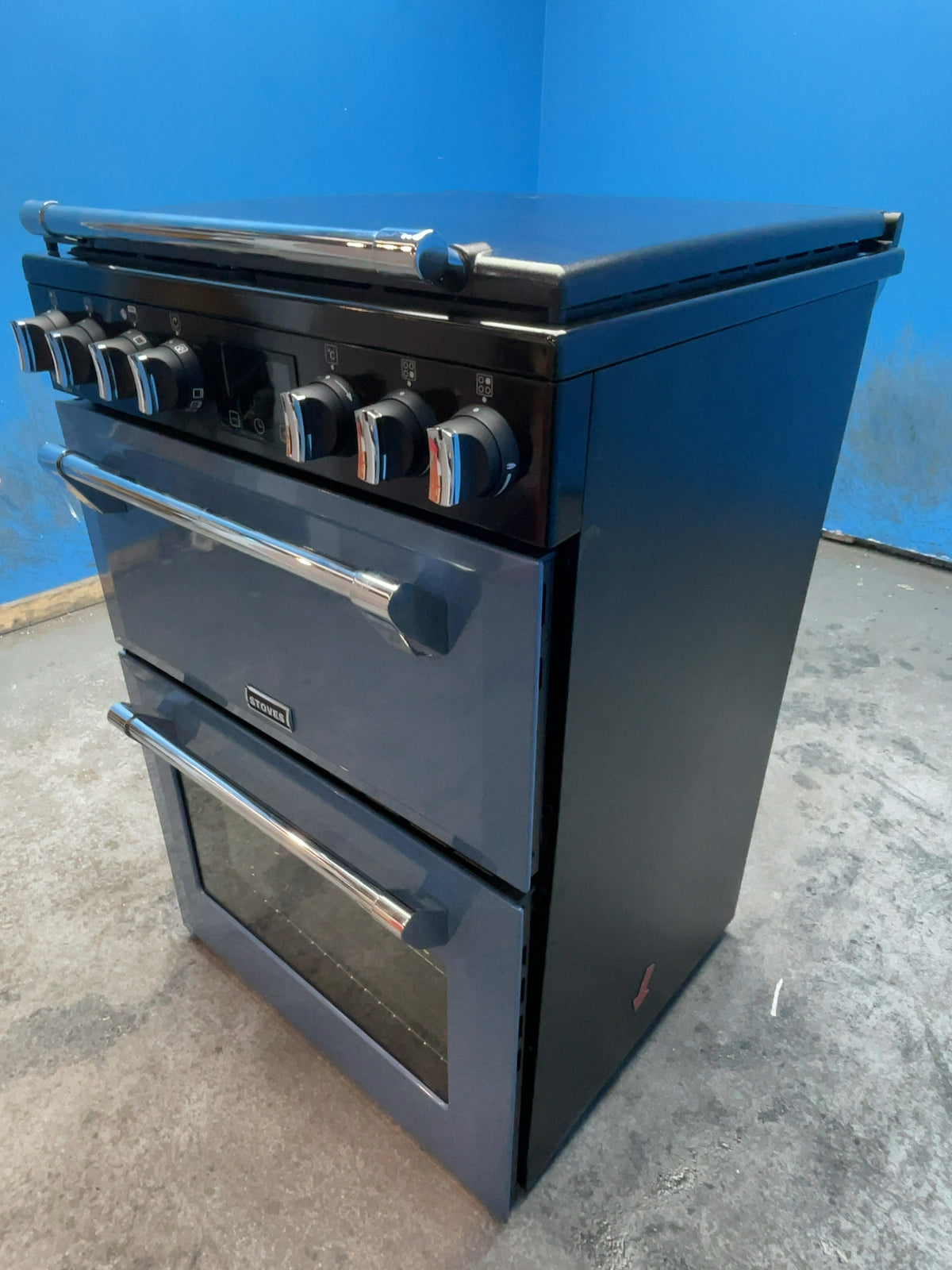 #GRC-168-830 - Stoves Richmond Deluxe 60cm Dual Fuel Cooker – PowerWok, AirFry, Blue