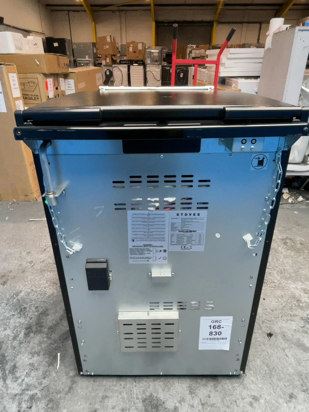 #GRC-168-830 - Stoves Richmond Deluxe 60cm Dual Fuel Cooker – PowerWok, AirFry, Blue