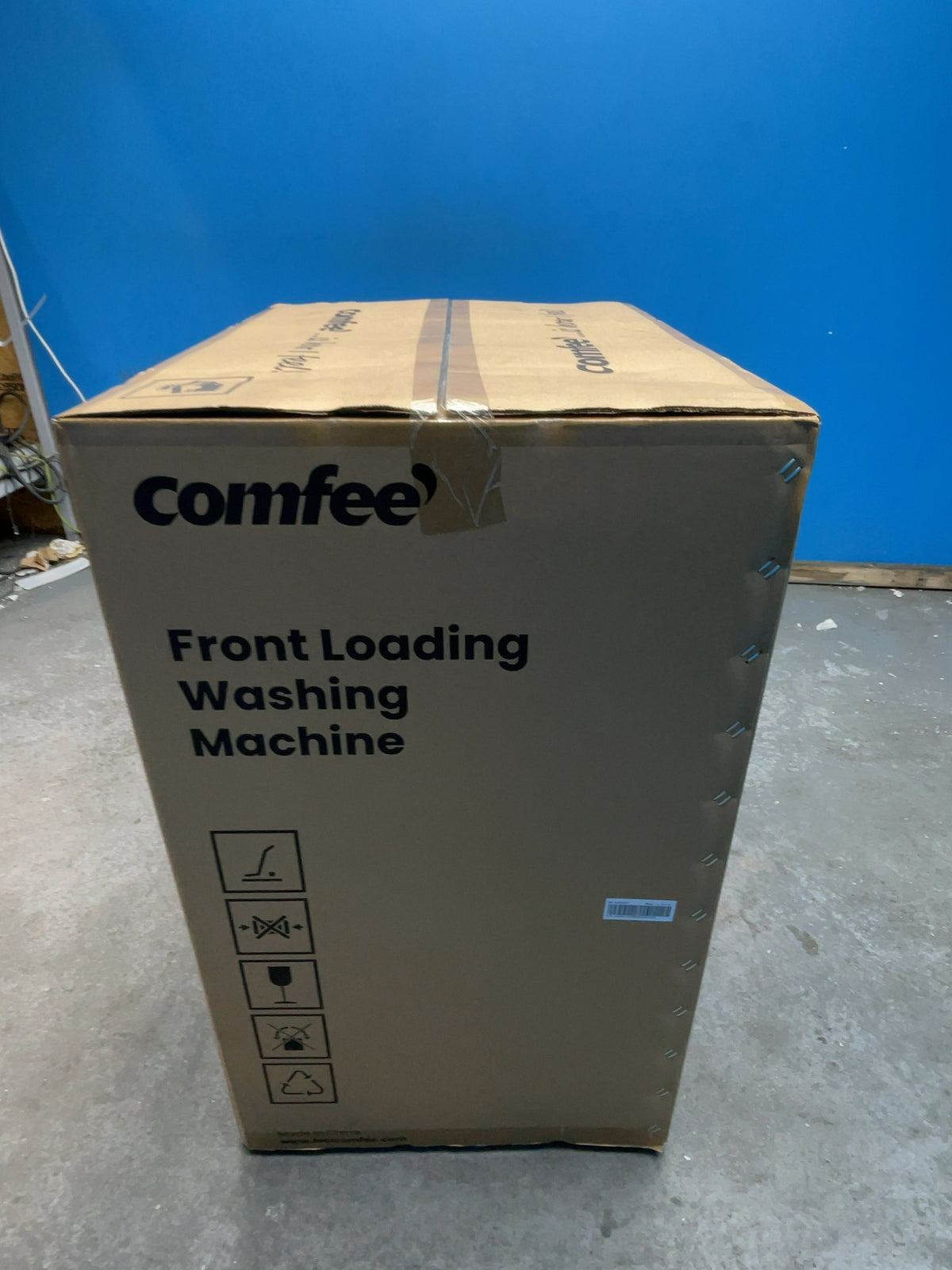 #GRC-168-979 - Comfee 7kg 1200rpm Washing Machine – Steam Wash & 15 Min Quick Cycle, White