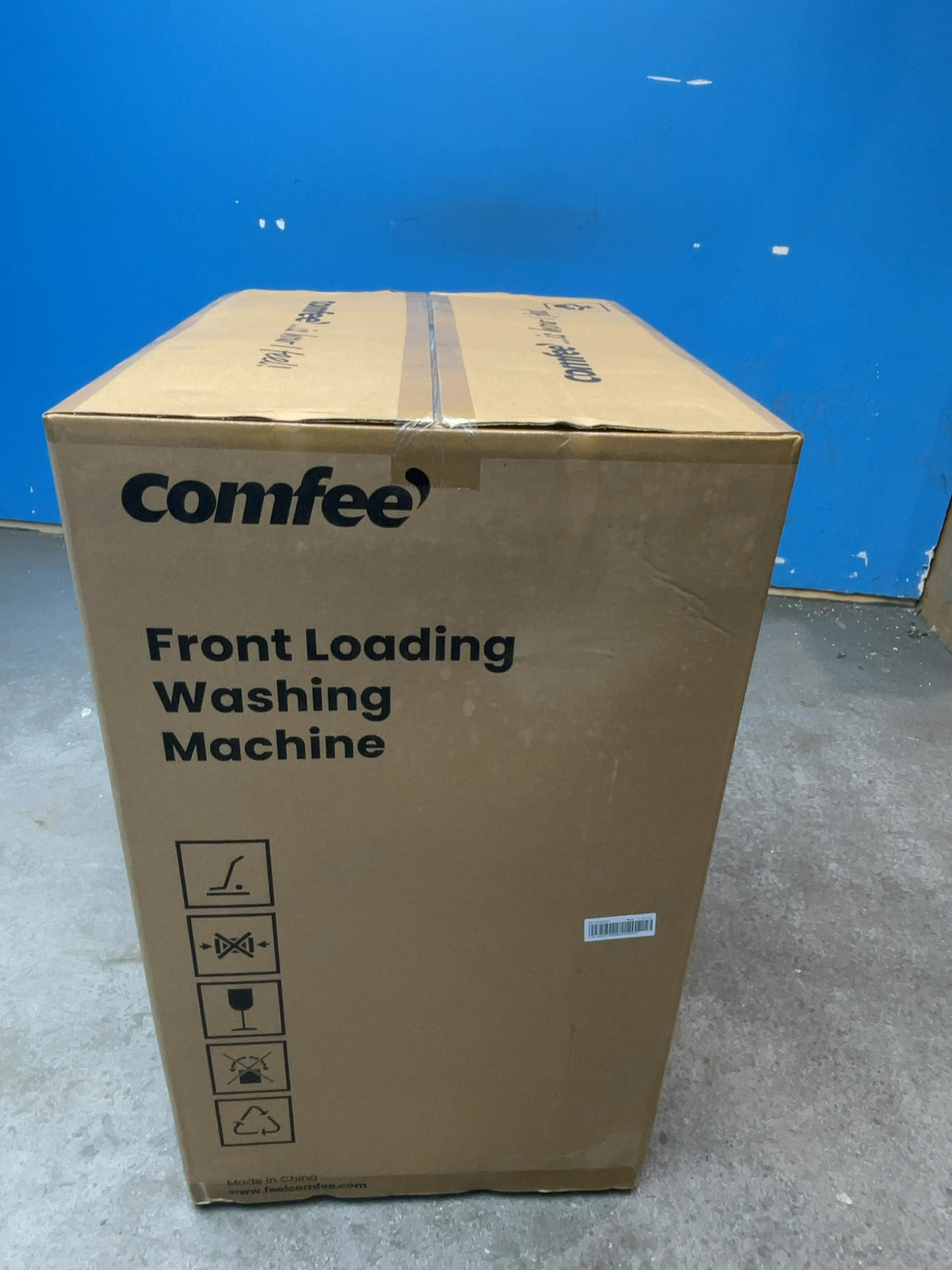 #GRC-168-980 - Comfee 7kg 1200rpm Washing Machine – Steam Wash & 15 Min Quick Cycle, White