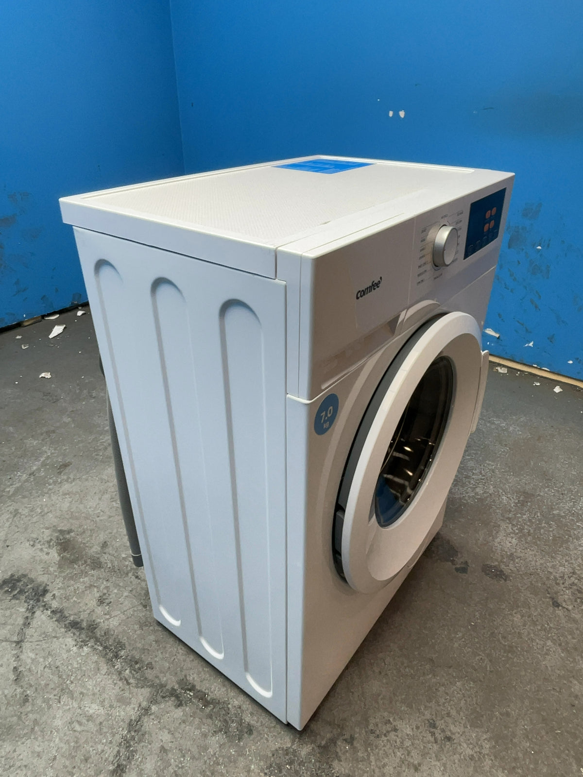#GRC-168-991 - Comfee 7kg 1200rpm Washing Machine – Steam Wash & 15 Min Quick Cycle, White